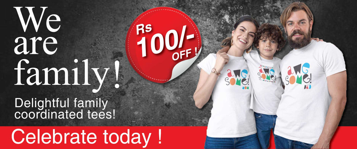 Celebrate Togetherness with Tantra T-Shirts Family Pack Tees!