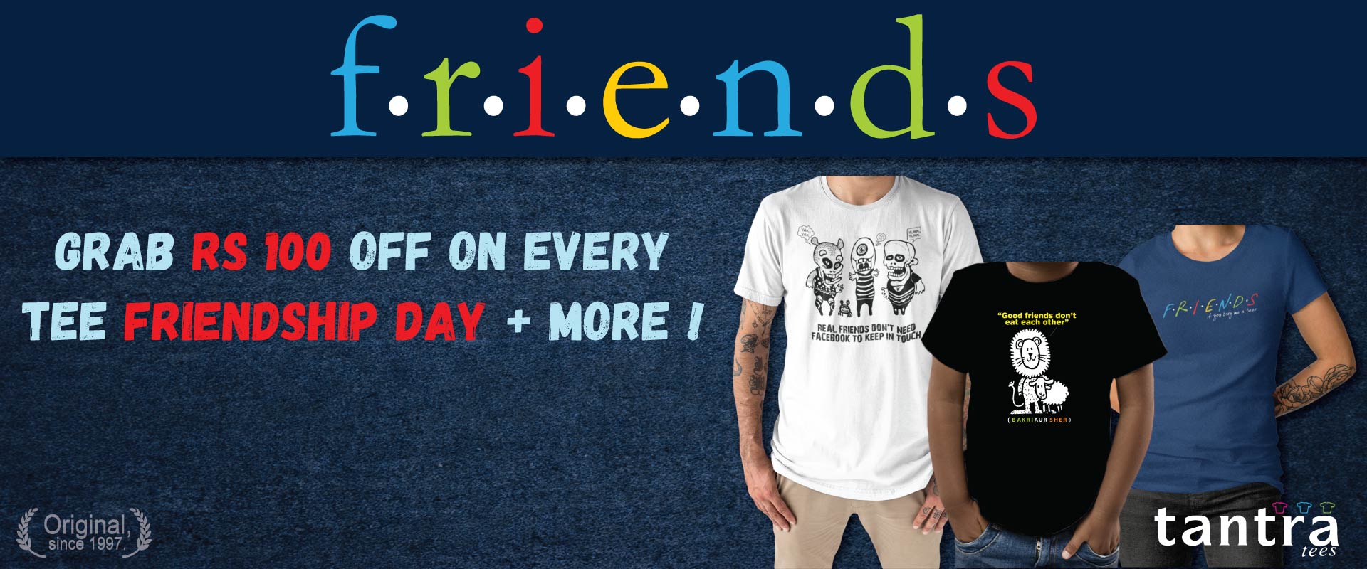🧡👕 Celebrate Friendship Day 2025 in Style with Tantra T-Shirts 🎁✨
