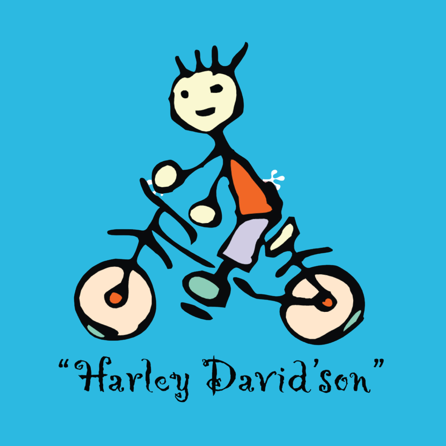 Harley David's Son Kids Cotton T-Shirt Regular Fit Casual Wear Original Since 1997 Shipping Globally