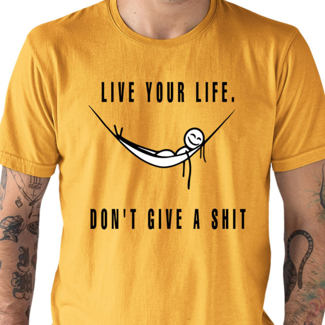 Tantra Give a Shit Cotton Unisex T-Shirt Everyday Casual Wear Original Since 1997 Shipping Globally