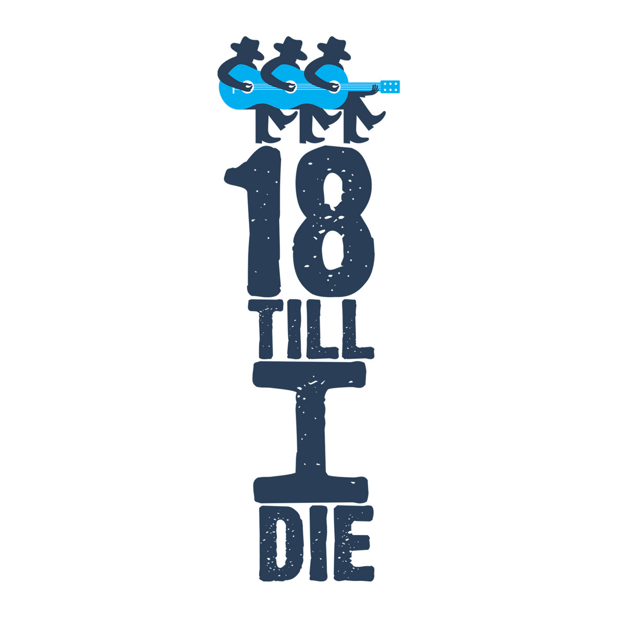 18 Till  100% Cotton Unisex Unique Music Graphic T-Shirt Everyday Casual Wear Original Since 1997 Shipping Globally!