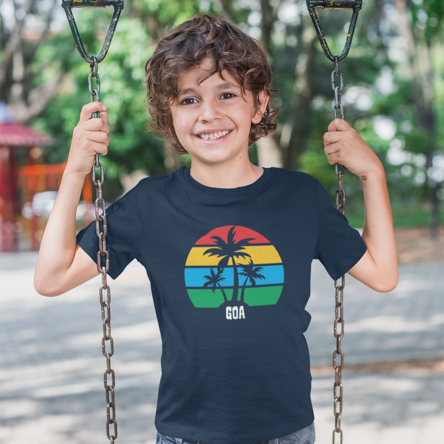Goa-1 Kids Cotton T-shirt - Shipping Globally