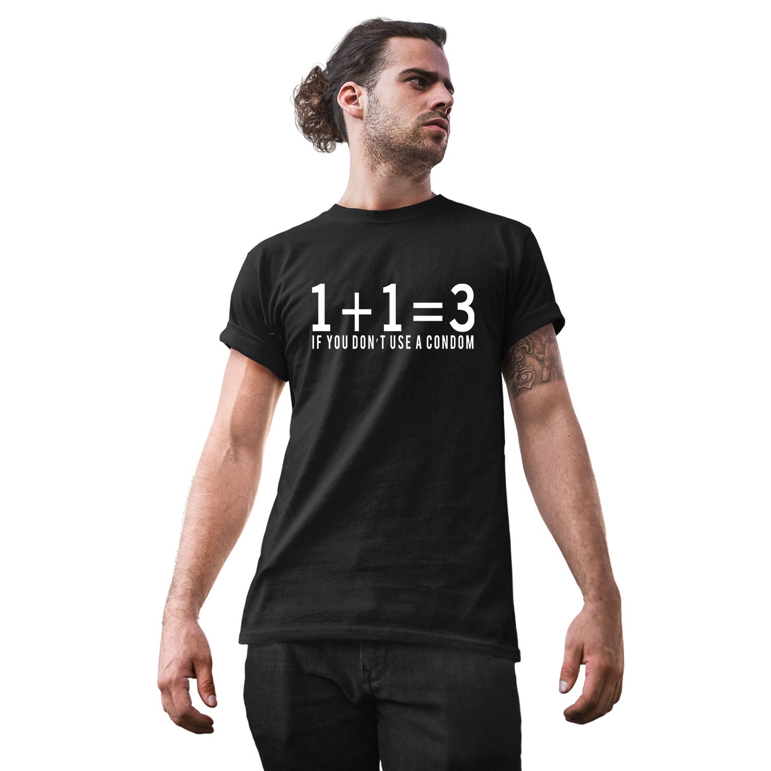 Tantra 1+1=3 Cotton Unisex T-Shirt Everyday Casual Wear Original Since 1997 Shipping Globally