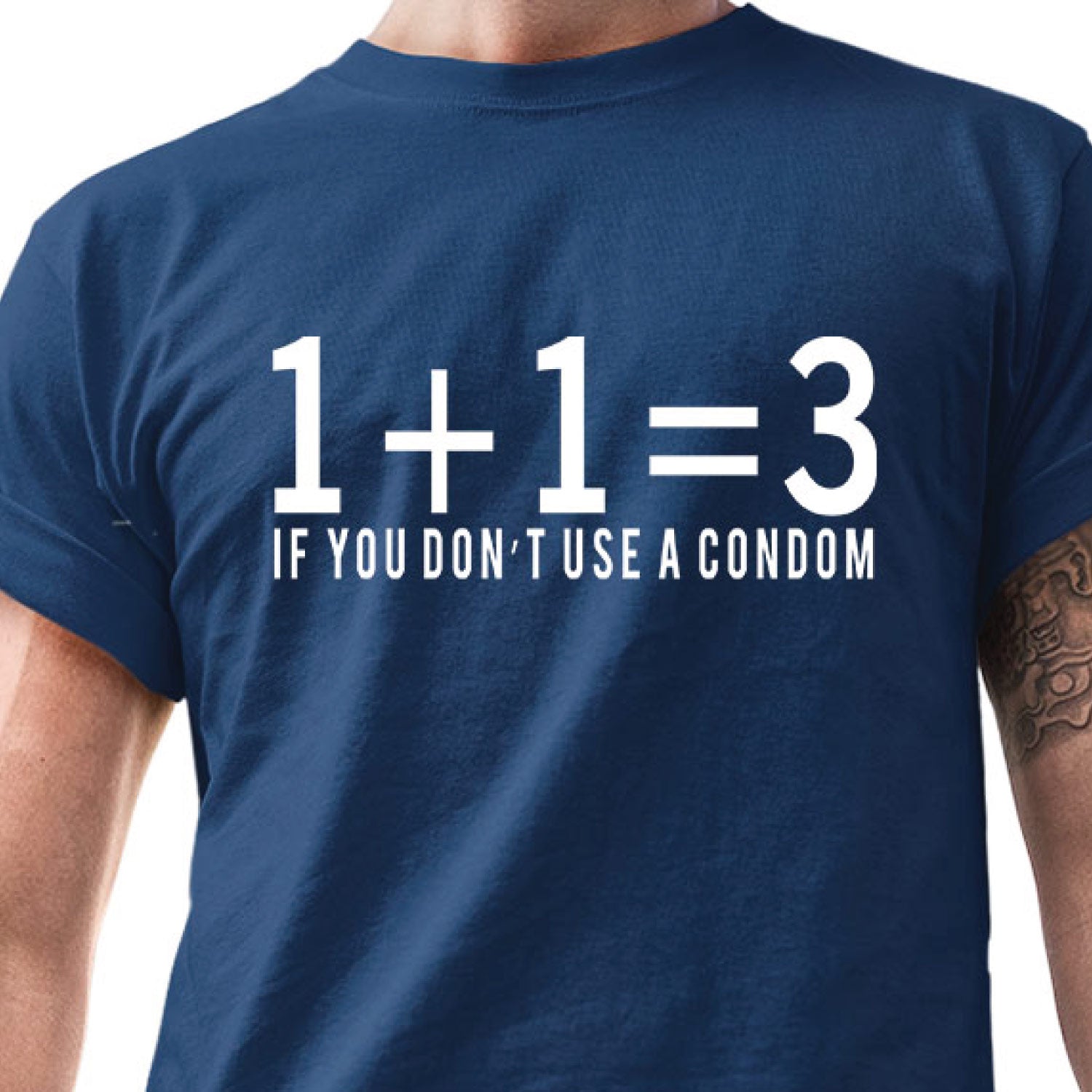 Tantra 1+1=3 Cotton Unisex T-Shirt Everyday Casual Wear Original Since 1997 Shipping Globally