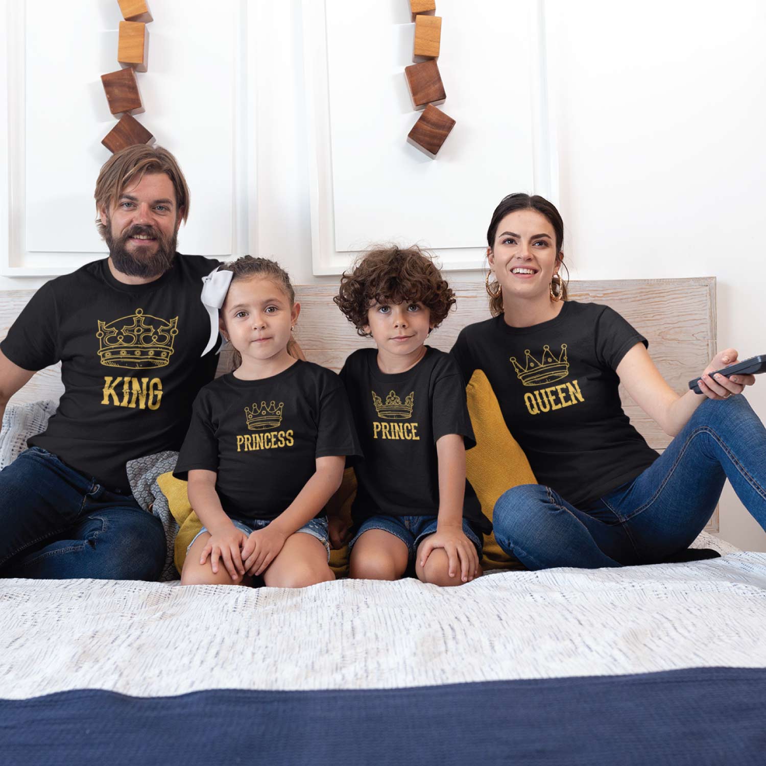 Crown Family Tees Tantra Original Since 1997 – Matching Cotton Tees Everyday Wear – Shipping Globally!
