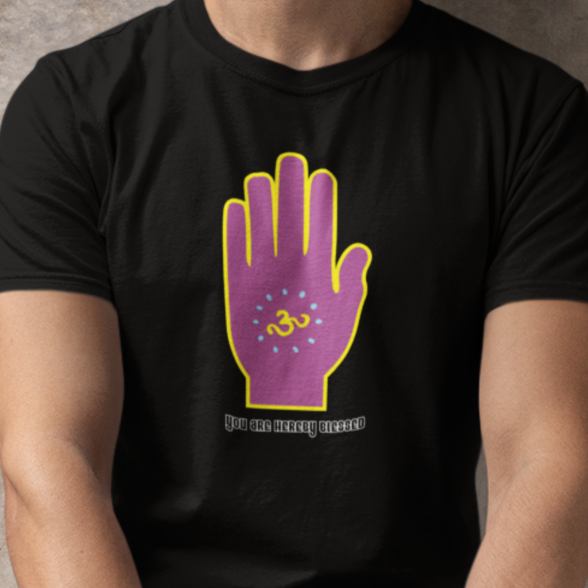 Hereby Blessed Men's Cotton T-Shirt Regular Fit Casual Wear Original Since 1997 Shipping Globally