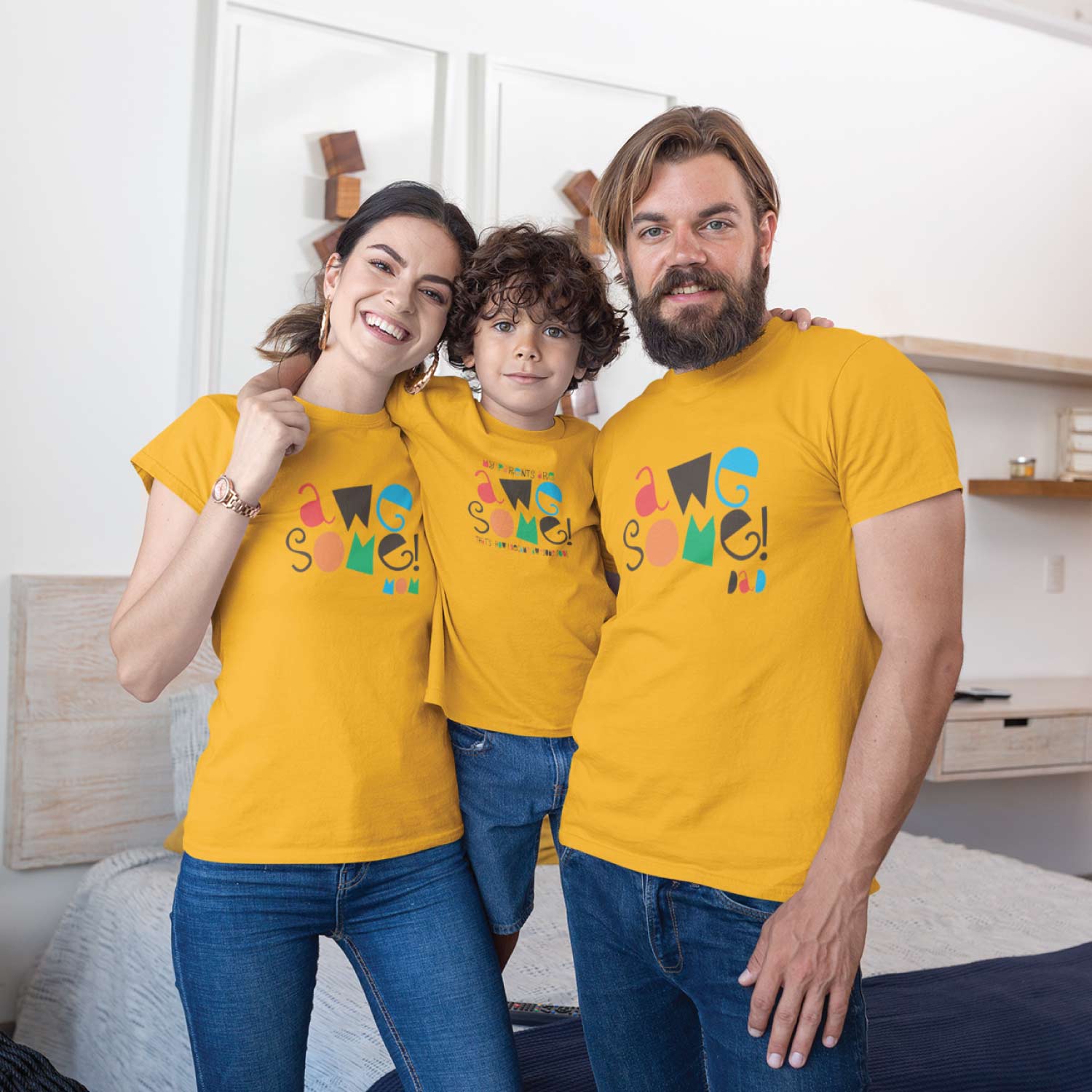 Awesome Family Tees – Tantra Original Since 1997 – Matching Cotton Tees Everyday Wear – Shipping Globally!