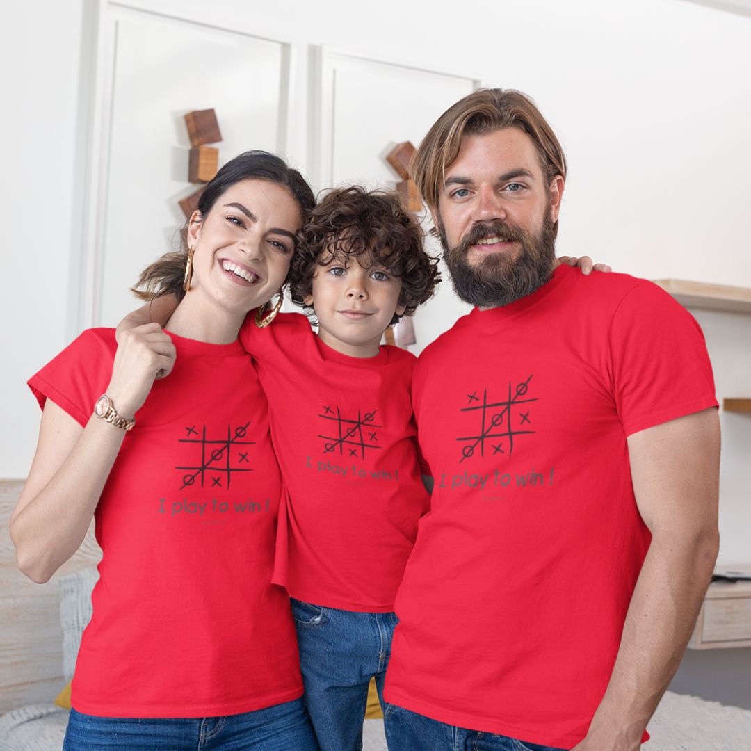 Play to Win Family Tee – Tantra Original Since 1997 – 100% Cotton Matching Outfits – Shipping Globally!