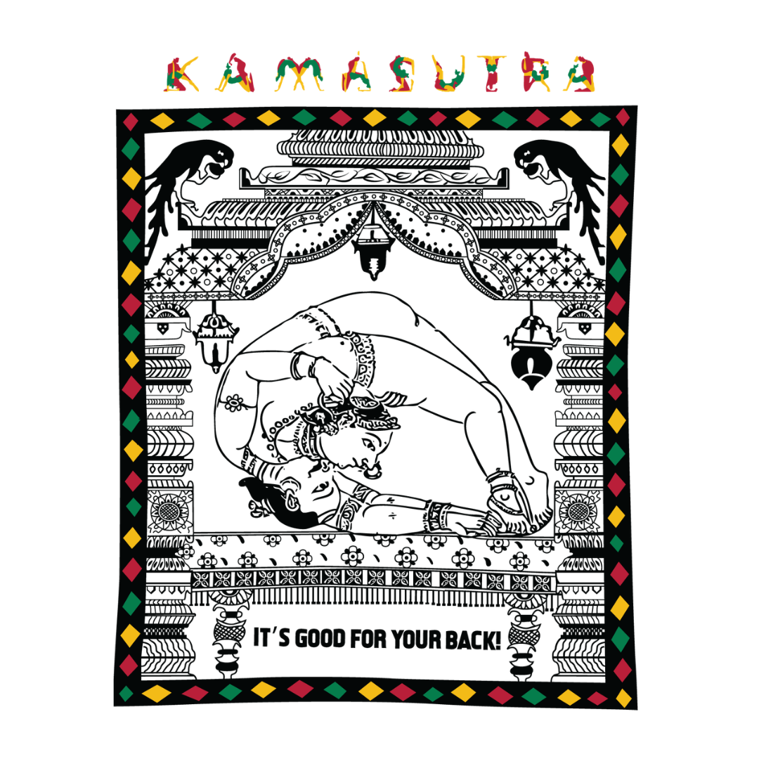 Kamasutra 100% Cotton Men's T-Shirt Everyday Casual Wear Shipping Globally