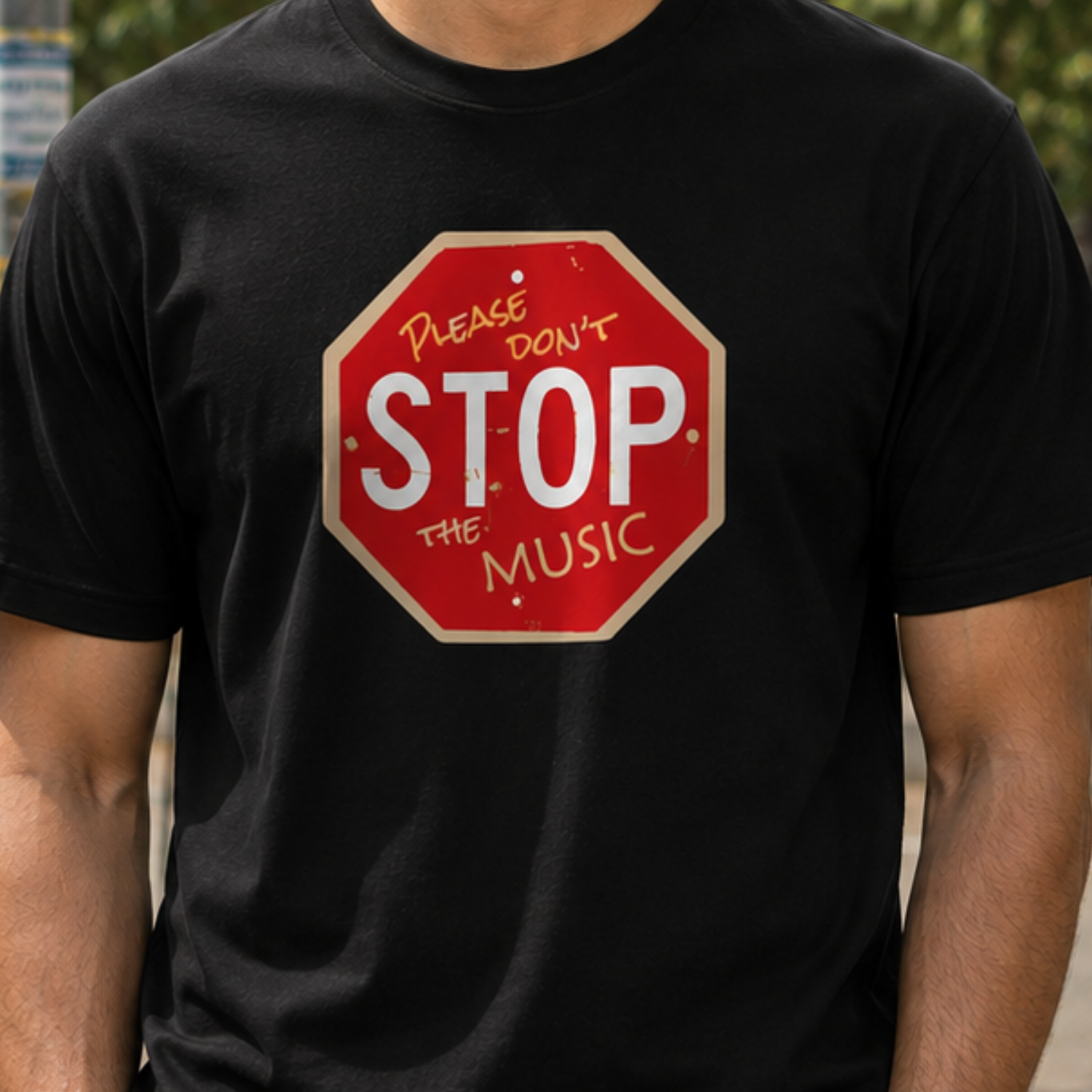 STOP Men's Cotton T-Shirt Regular Fit Casual Wear Original Since 1997 Shipping Globally