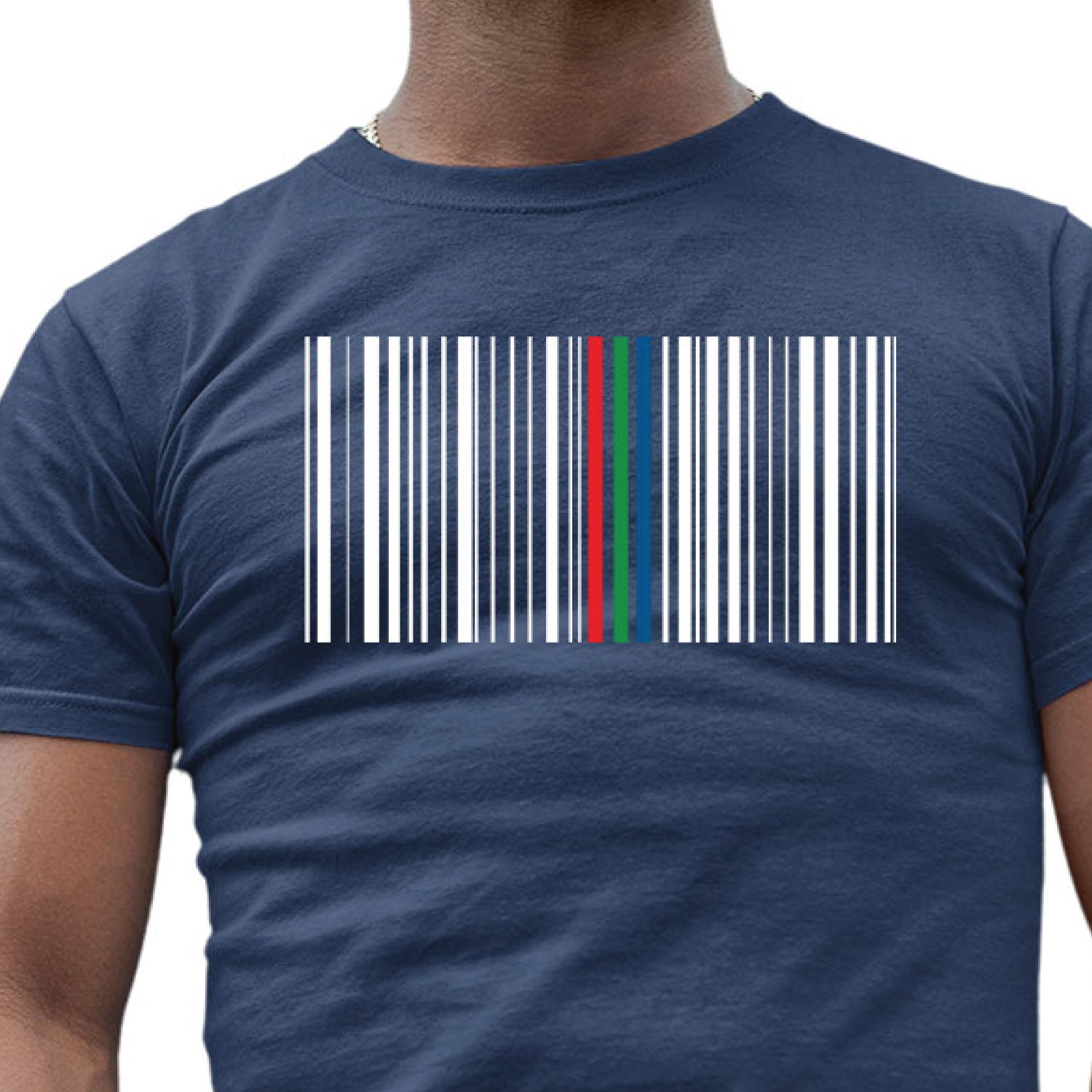 RGB Barcode Tantra Original Since 1997 – Unisex Cotton Tee Everyday Wear – Shipping Globally!