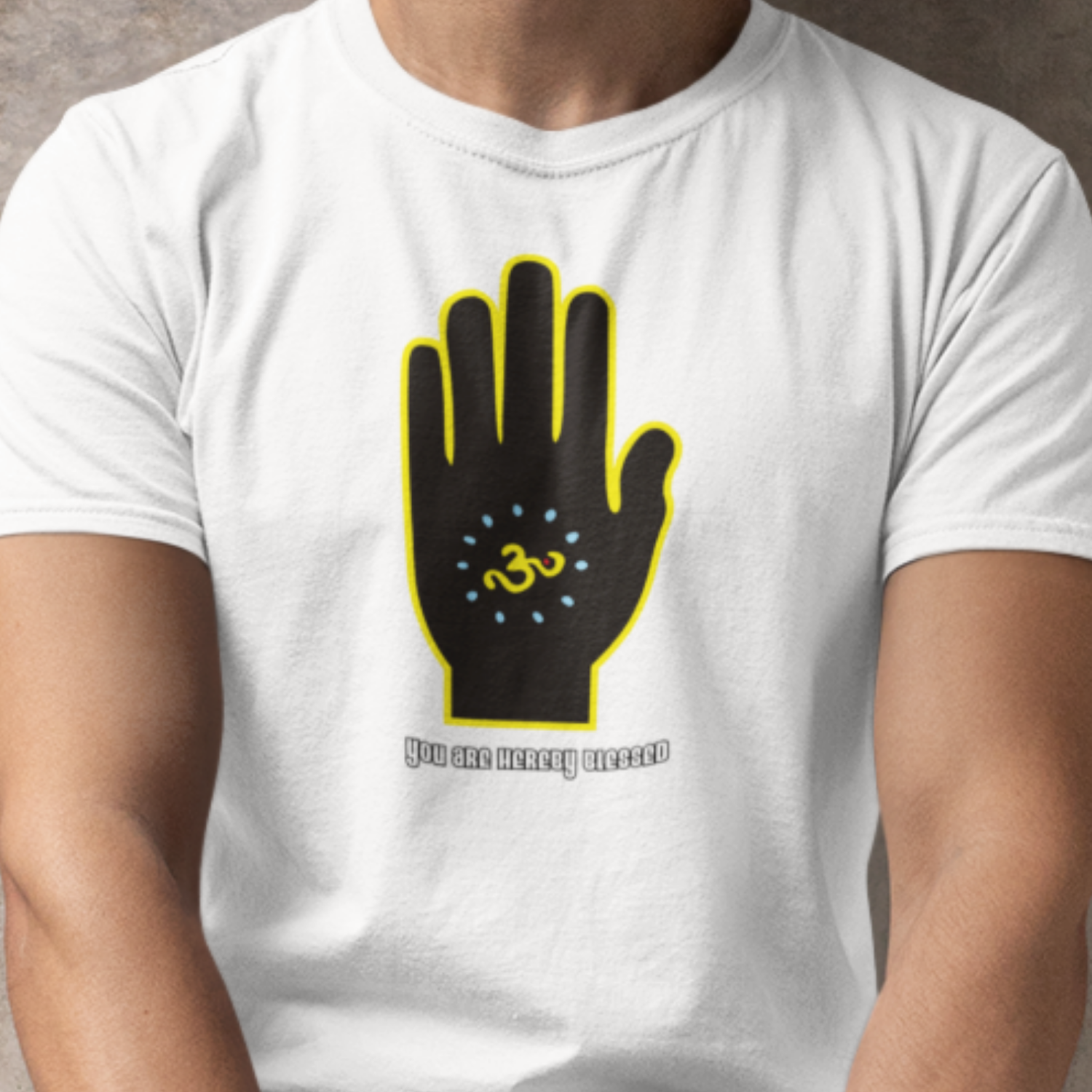 Hereby Blessed Men's Cotton T-Shirt Regular Fit Casual Wear Original Since 1997 Shipping Globally