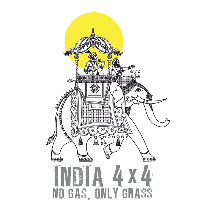 4x4 - 2 Graphic Tee - Tantra Original Brand (Since 1997) - Regular Fit, Half Sleeve, Round Neck, Premium Cotton, Casual Wear - Shipping Globally!