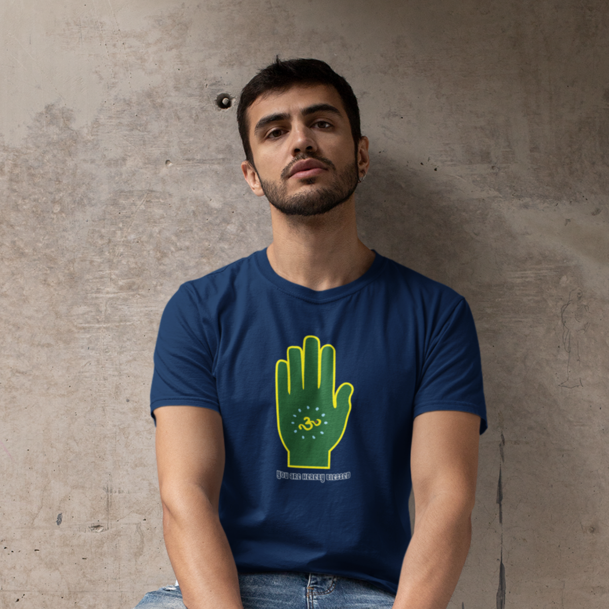 Hereby Blessed Men's Cotton T-Shirt Regular Fit Casual Wear Original Since 1997 Shipping Globally