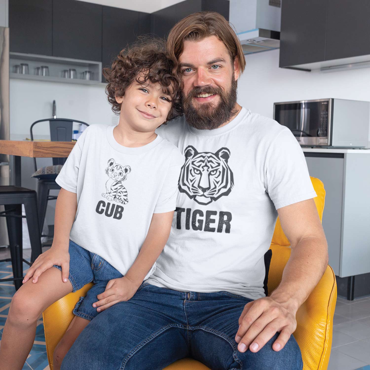 Tiger Family Tees – Tantra Original Since 1997 – Cotton Matching Family Outfits – Shipping Globally!