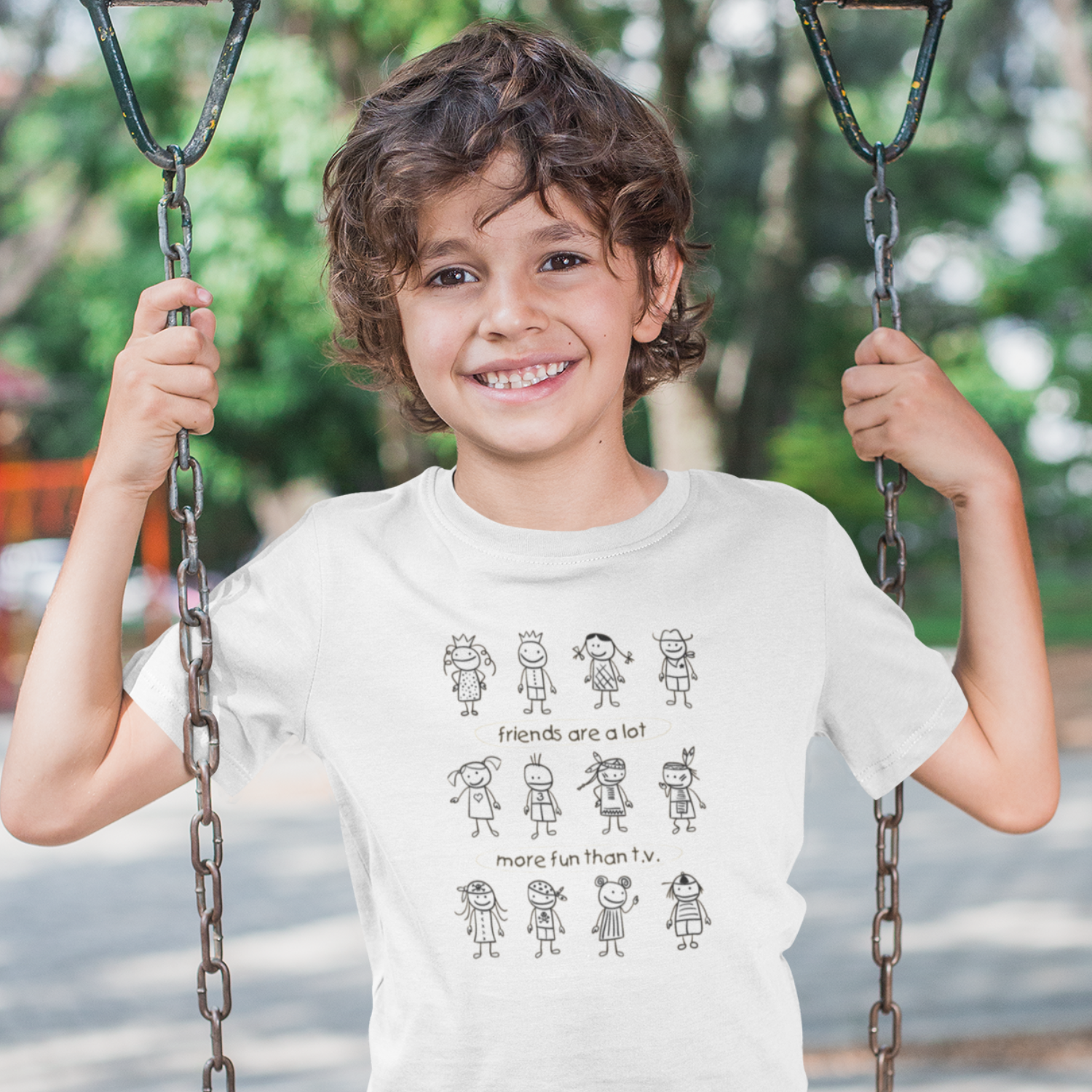 Friends vs TV – Tantra Original Since 1997 – Unisex Cotton Tee Everyday Wear – Shipping Globally