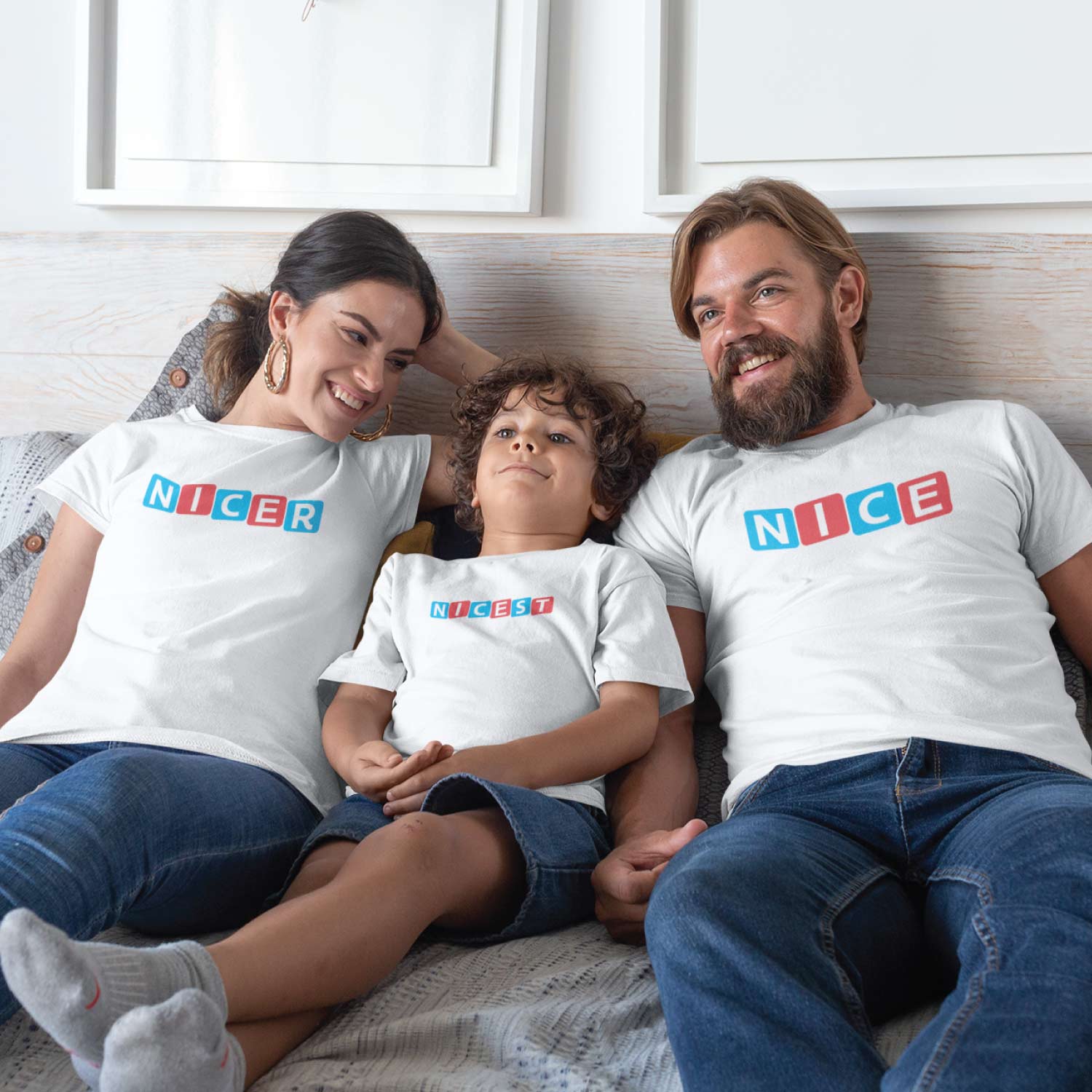 Nice Family Tees – Tantra Original Since 1997 – Matching Cotton Tees Everyday Wear – Shipping Globally!