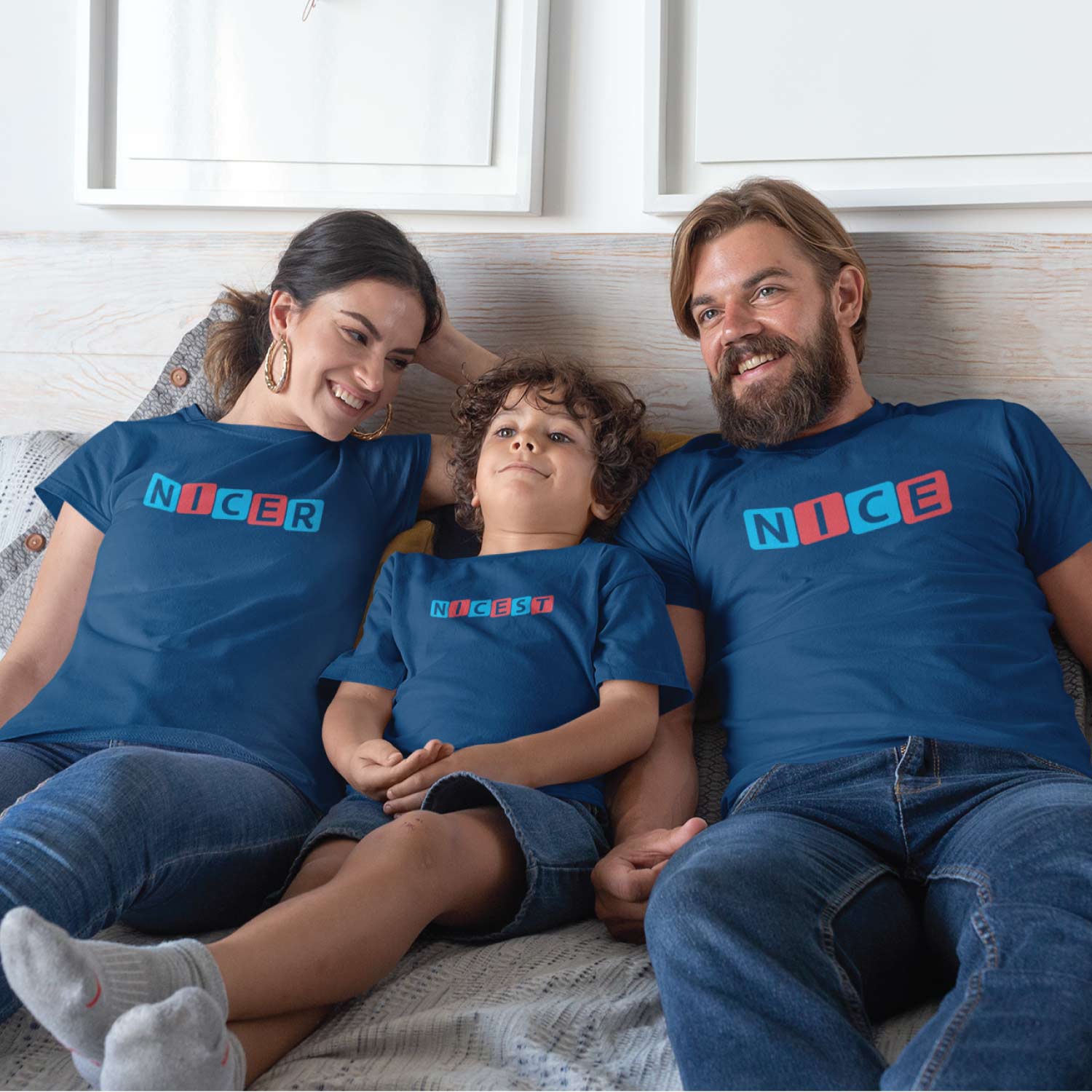 Nice Family Tees – Tantra Original Since 1997 – Matching Cotton Tees Everyday Wear – Shipping Globally!