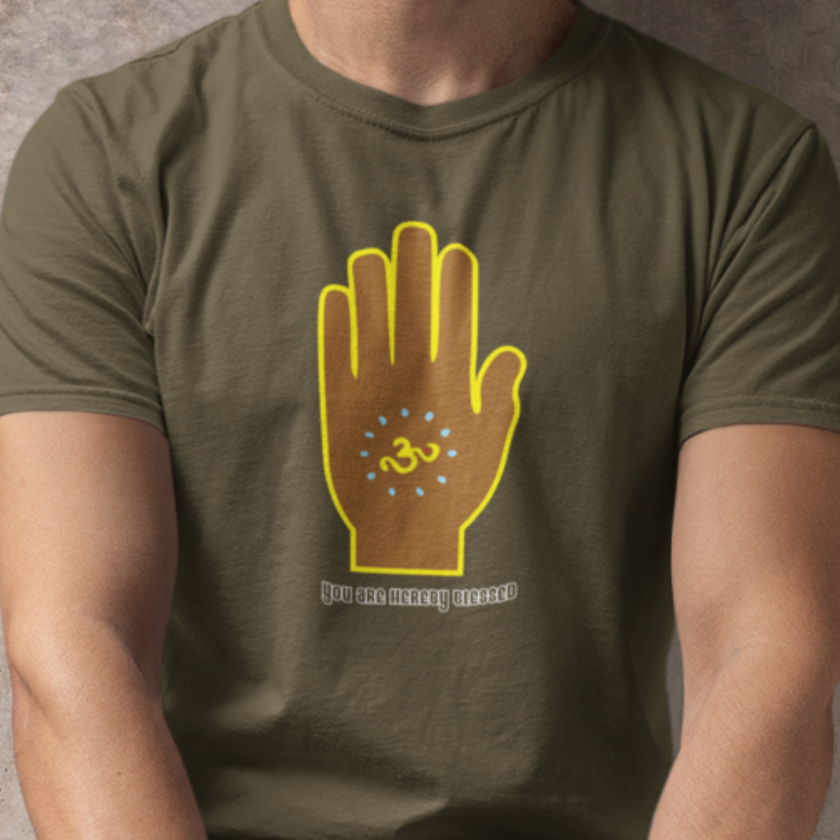 Hereby Blessed Men's Cotton T-Shirt Regular Fit Casual Wear Original Since 1997 Shipping Globally
