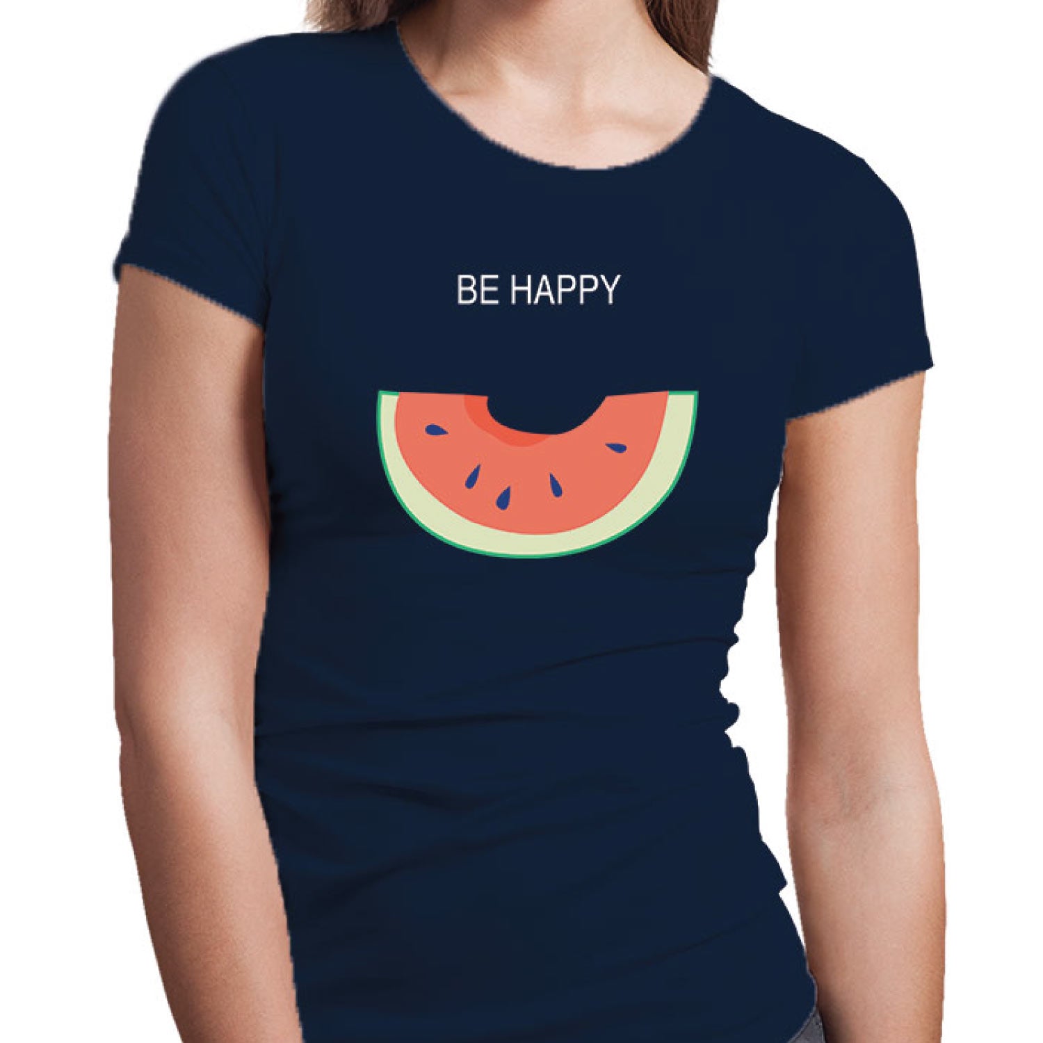 Be Happy 2 Women’s Cotton Tee – Tantra Original Since 1997 – Shipping Globally!