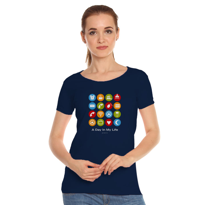 A Day In My Life – Women’s Tee – Tantra Original Since 1997 – Shipping Globally