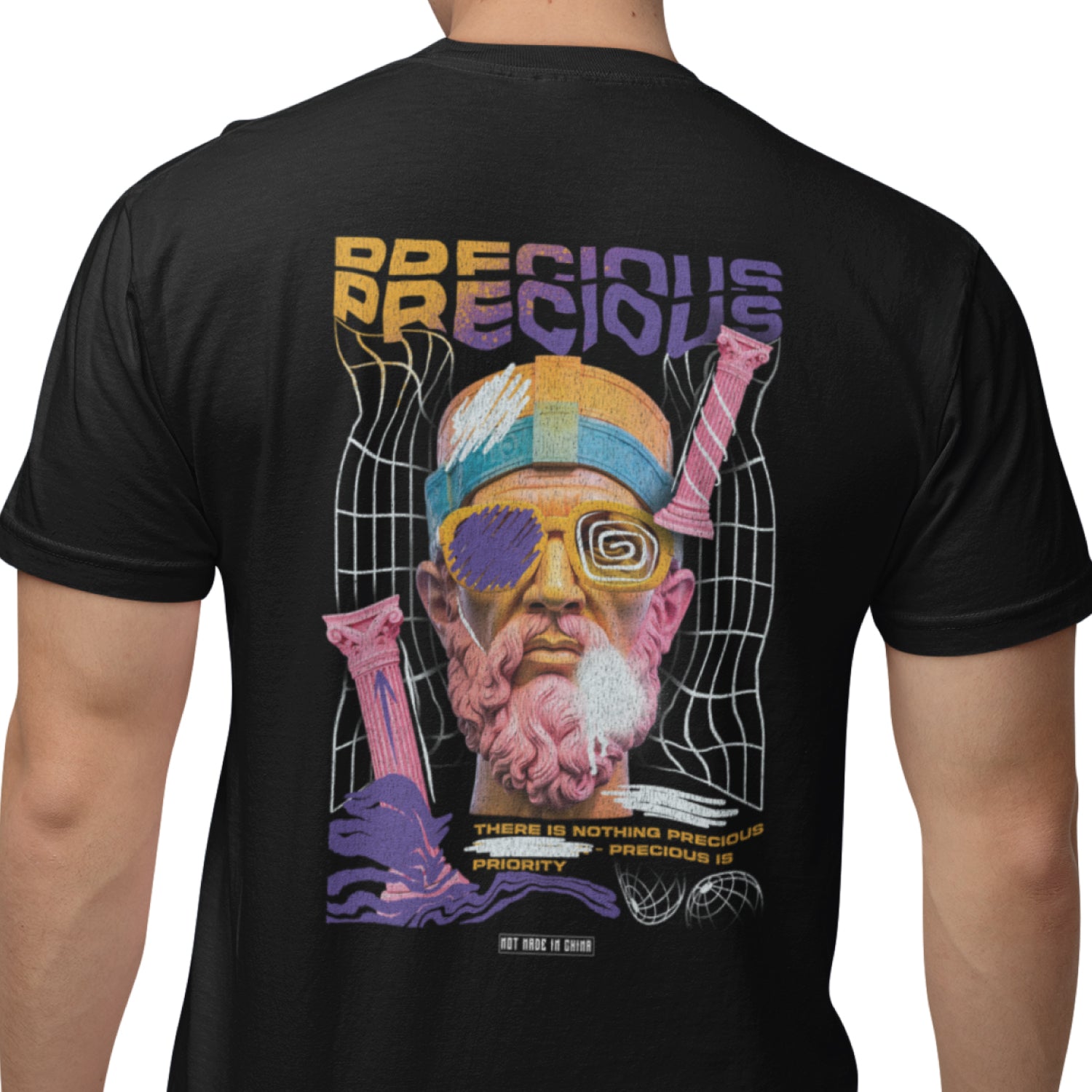 Tantra Precious Front & Back Graphic Cotton Unisex T-Shirt Everyday Casual Wear Original Since 1997