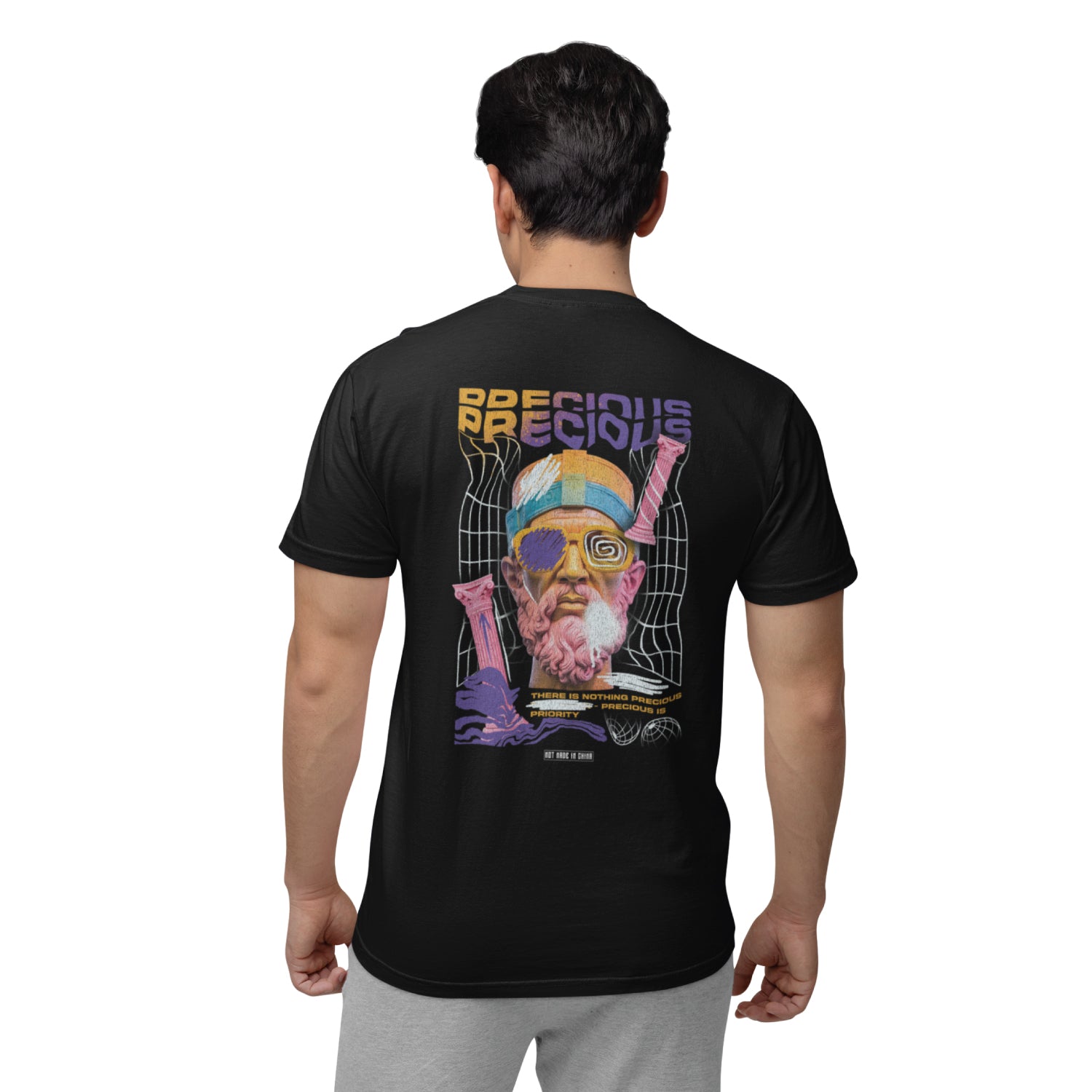 Ponks U.K. Precious Roronoa Front & Back Graphic Polycotton Unisex T-Shirt Everyday Casual Wear