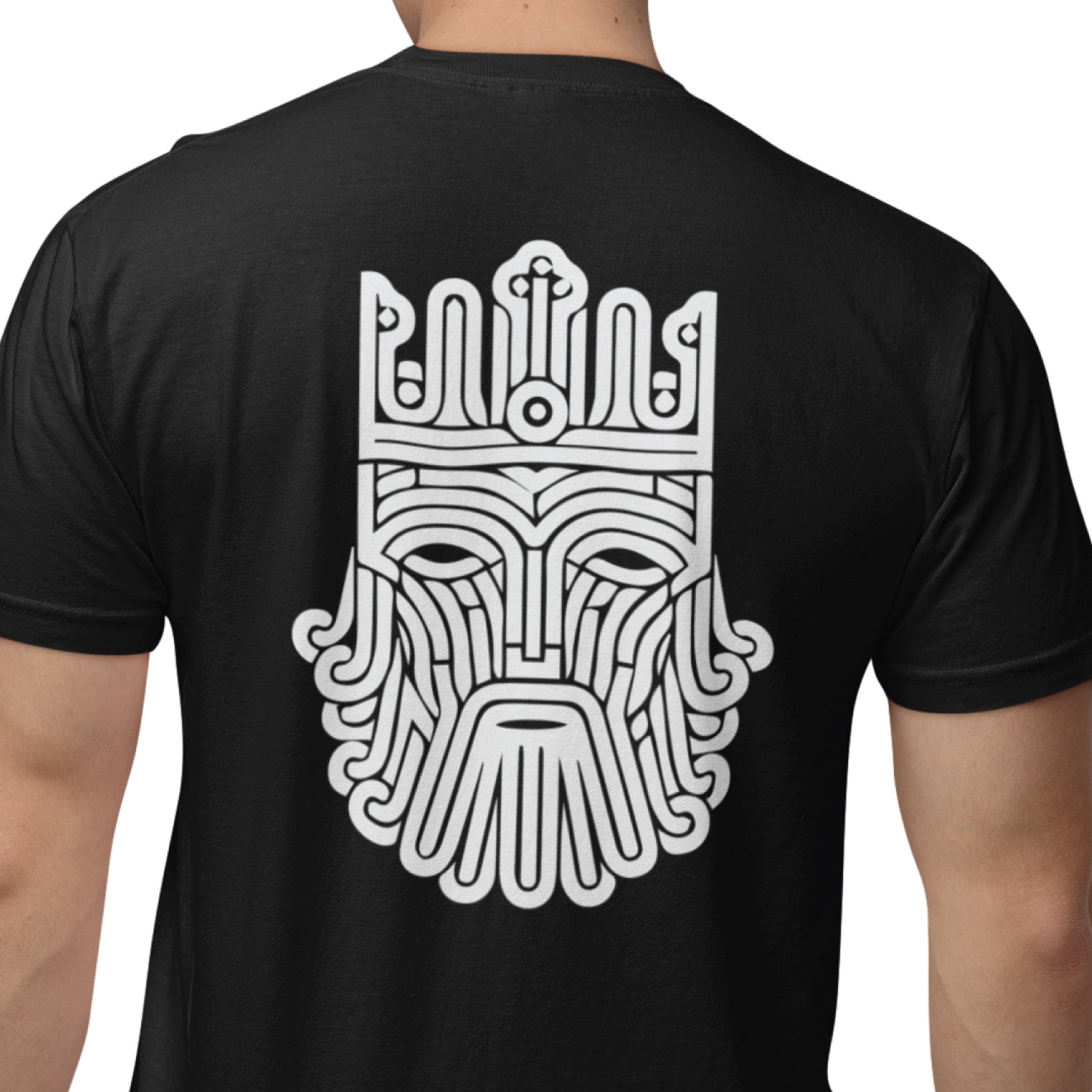 Exposure Beast Mode Greek God Front & Back Graphic Polycotton Unisex T-Shirt Everyday Casual Wear