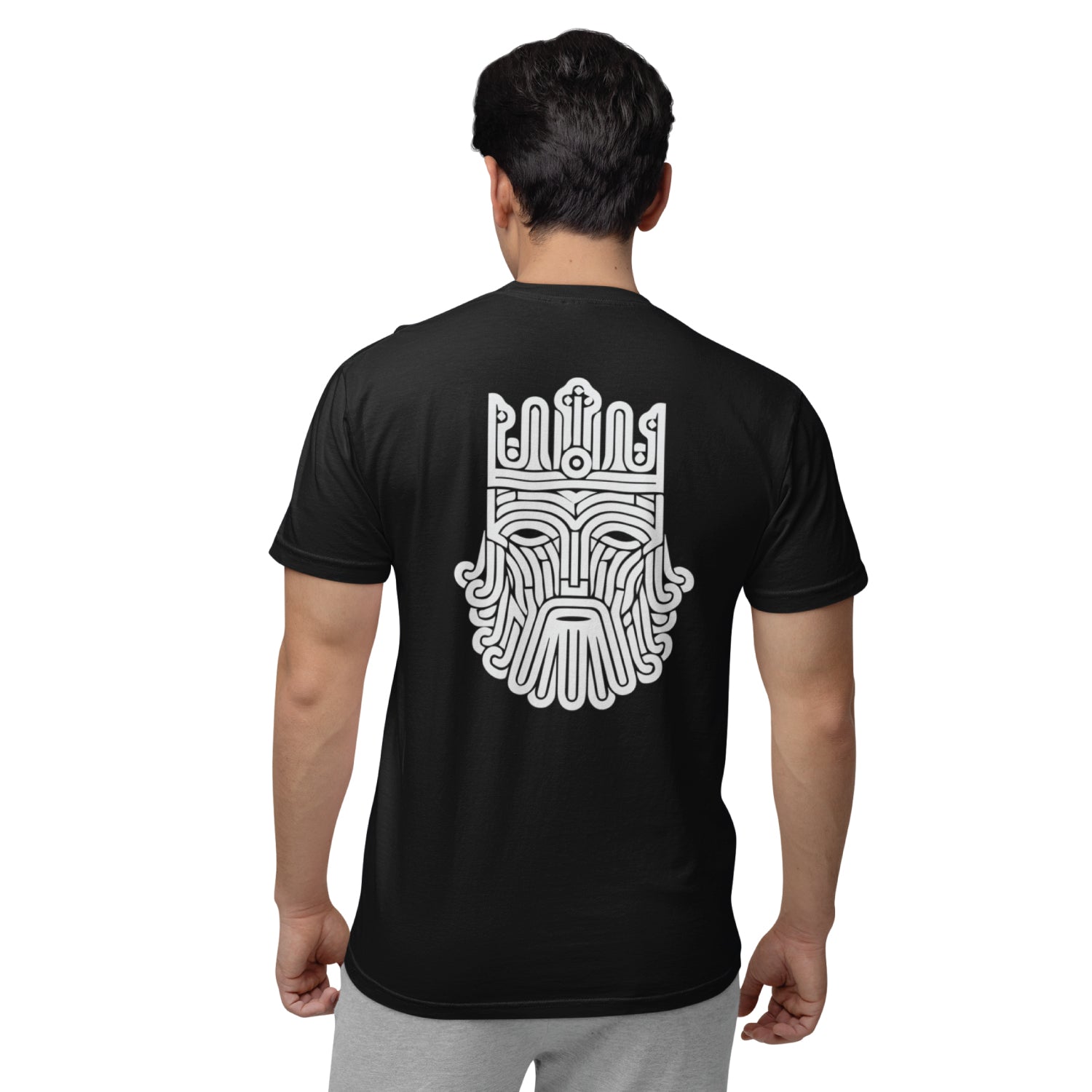 Exposure Beast Mode Greek God Front & Back Graphic Polycotton Unisex T-Shirt Everyday Casual Wear