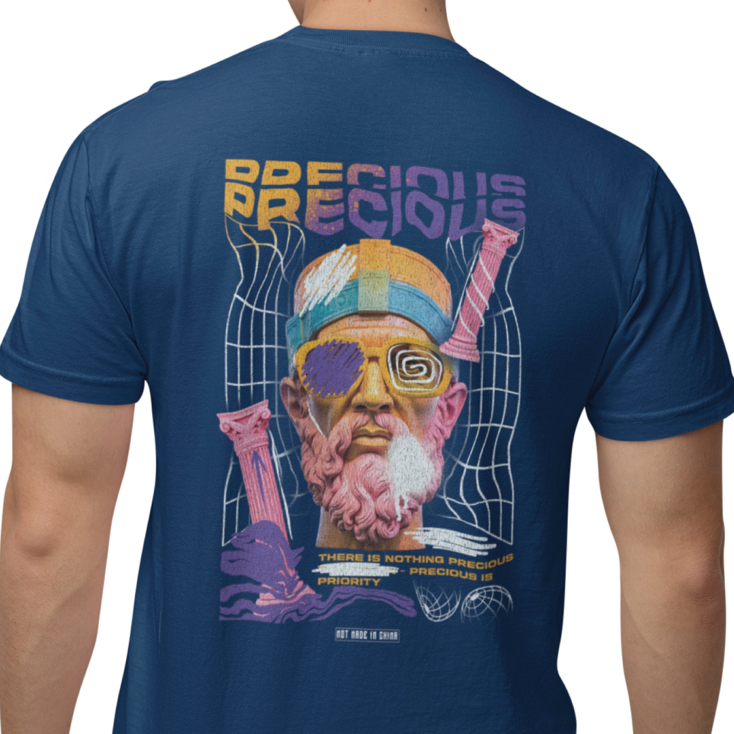 Ponks U.K. Precious Roronoa Front & Back Graphic Polycotton Unisex T-Shirt Everyday Casual Wear