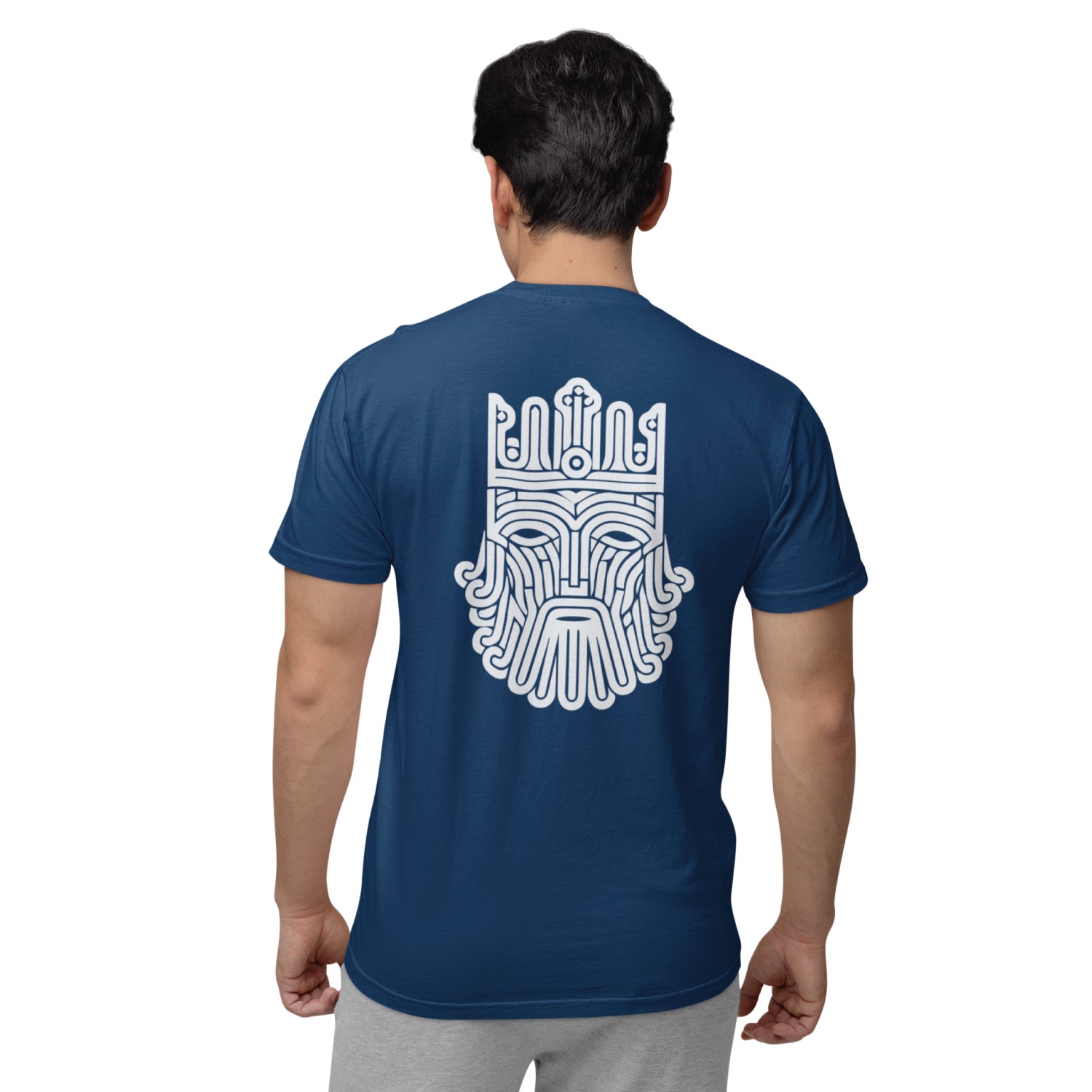 Exposure Beast Mode Greek God Front & Back Graphic Polycotton Unisex T-Shirt Everyday Casual Wear