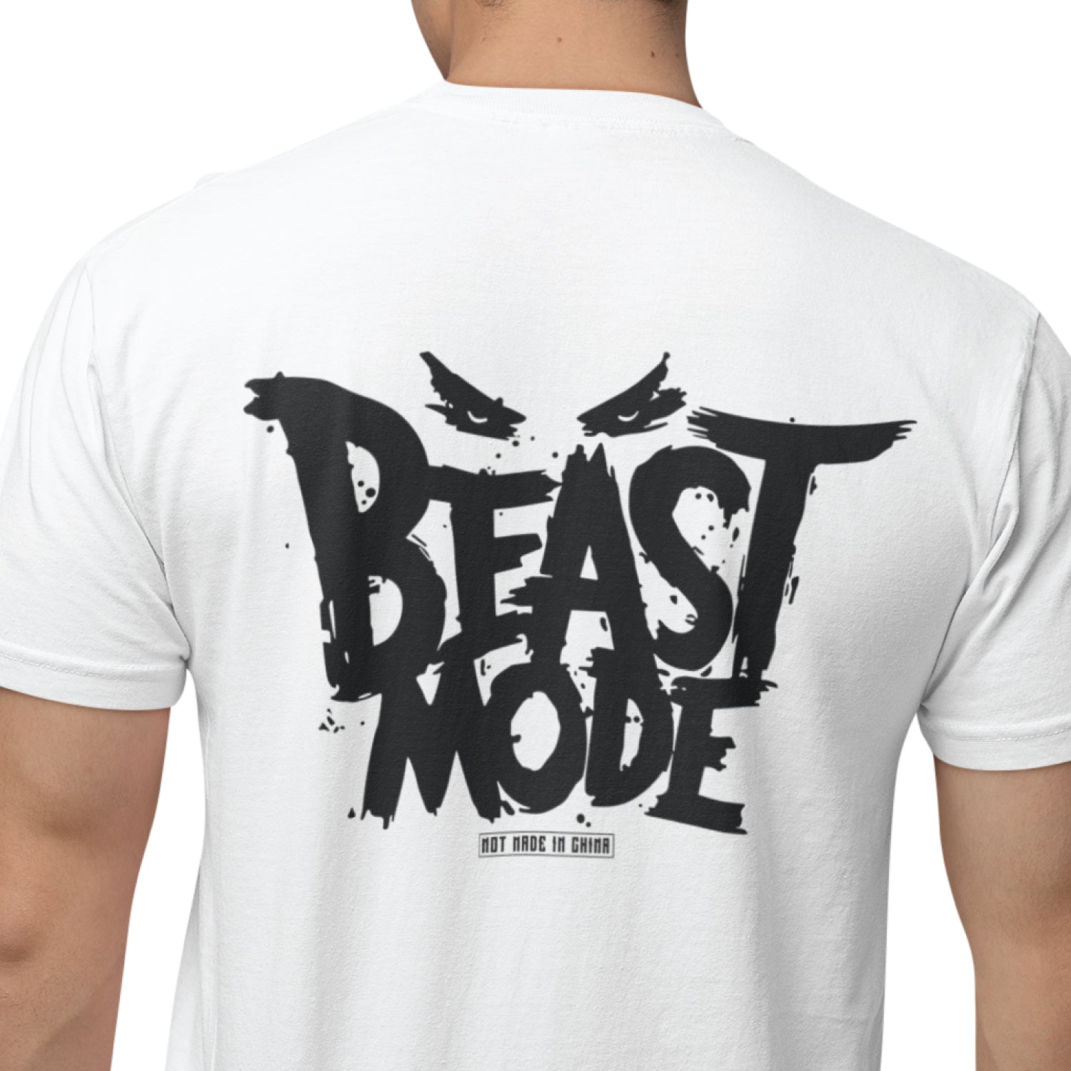 Exposure Beast Mode Greek God Front & Back Graphic Polycotton Unisex T-Shirt Everyday Casual Wear