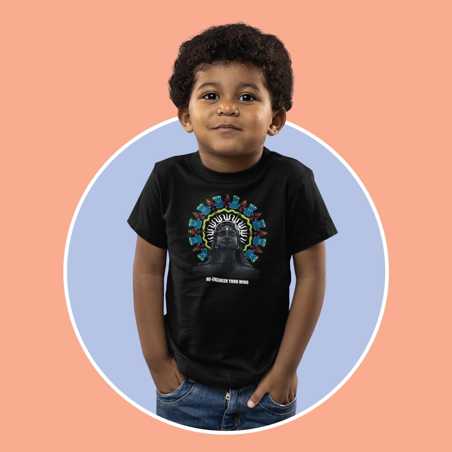 Big Shiva 2 Kids Cotton Tee Everyday Wear – Tantra Original Since 1997 – Shipping Globally!