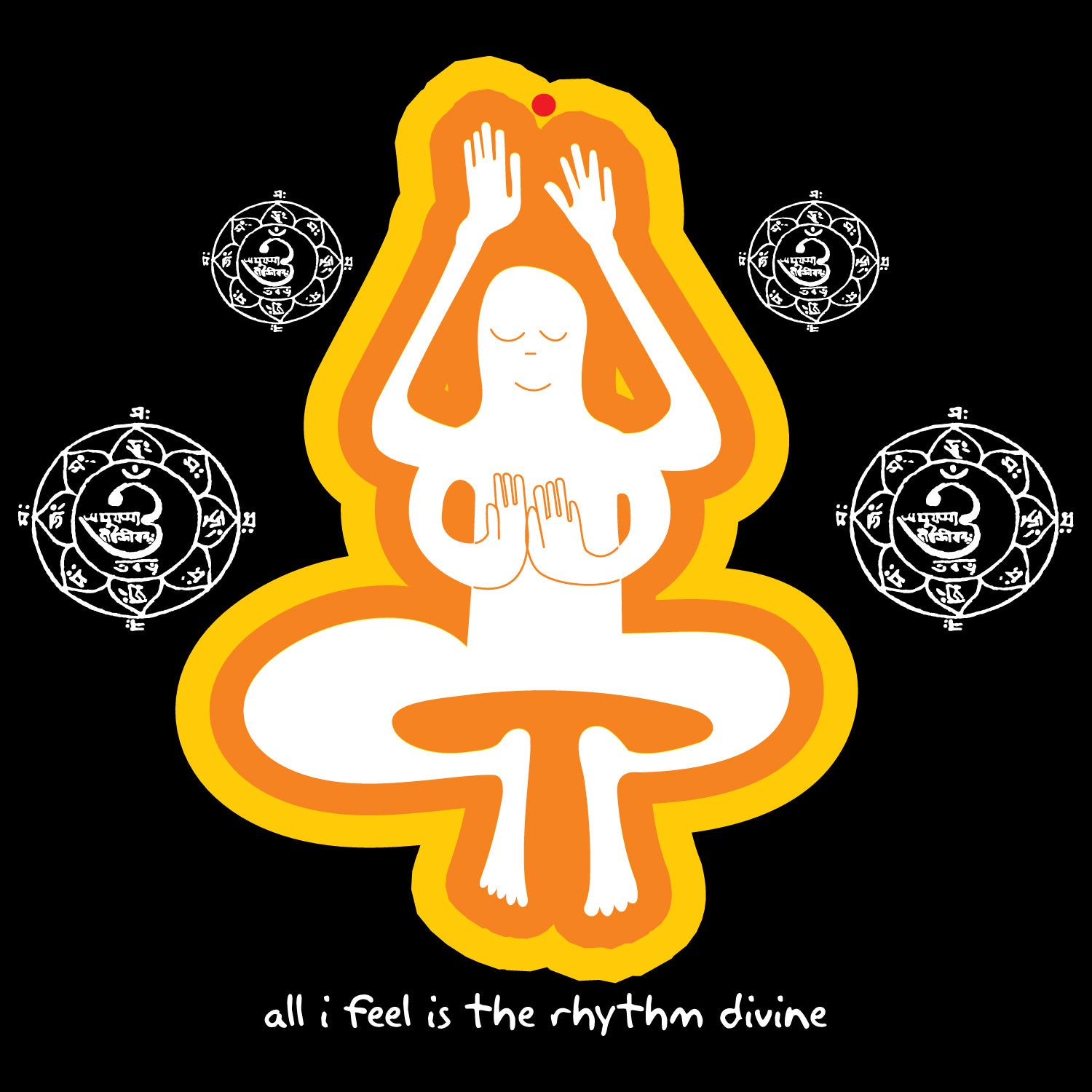 Tantra Rhythm Divine Kids Cotton T-Shirt Everyday Casual Wear Original Since 1997 Shipping Globally
