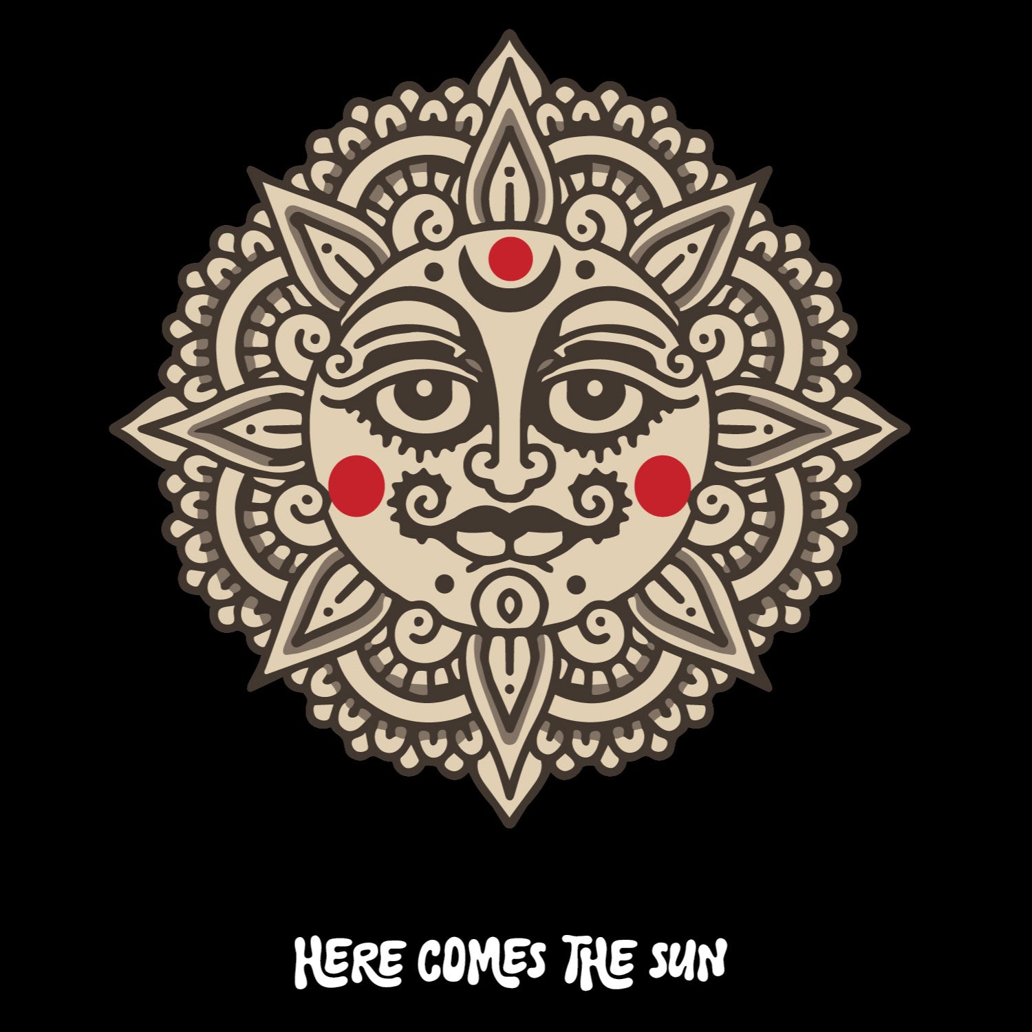 Here Comes The Sun Men's Cotton T-Shirt Regular Fit Casual Wear Original Since 1997 Shipping Globally