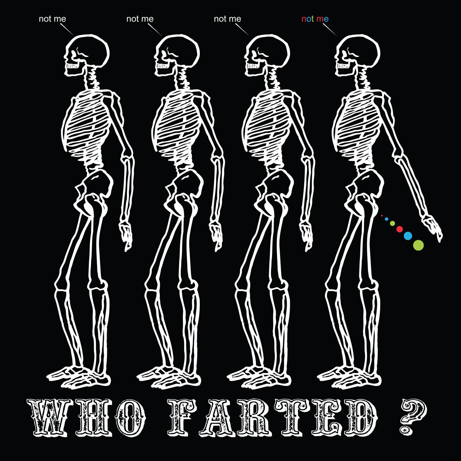 Tantra Who Farted Cotton Unisex T-Shirt Everyday Casual Wear Original Since 1997 Shipping Globally