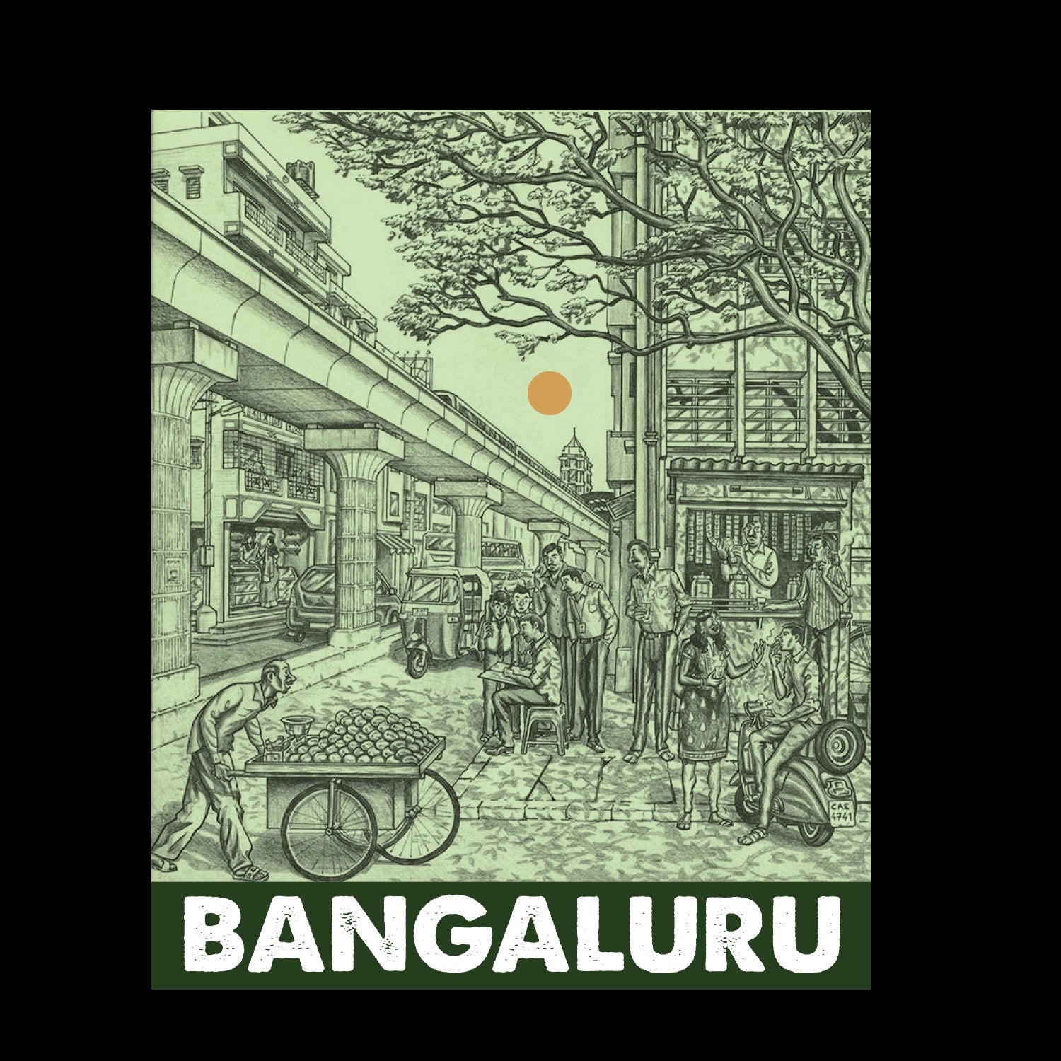 Tantra Bengaluru City Graphic Cotton Unisex T Shirt Everyday Casual Wear Original Since 1997