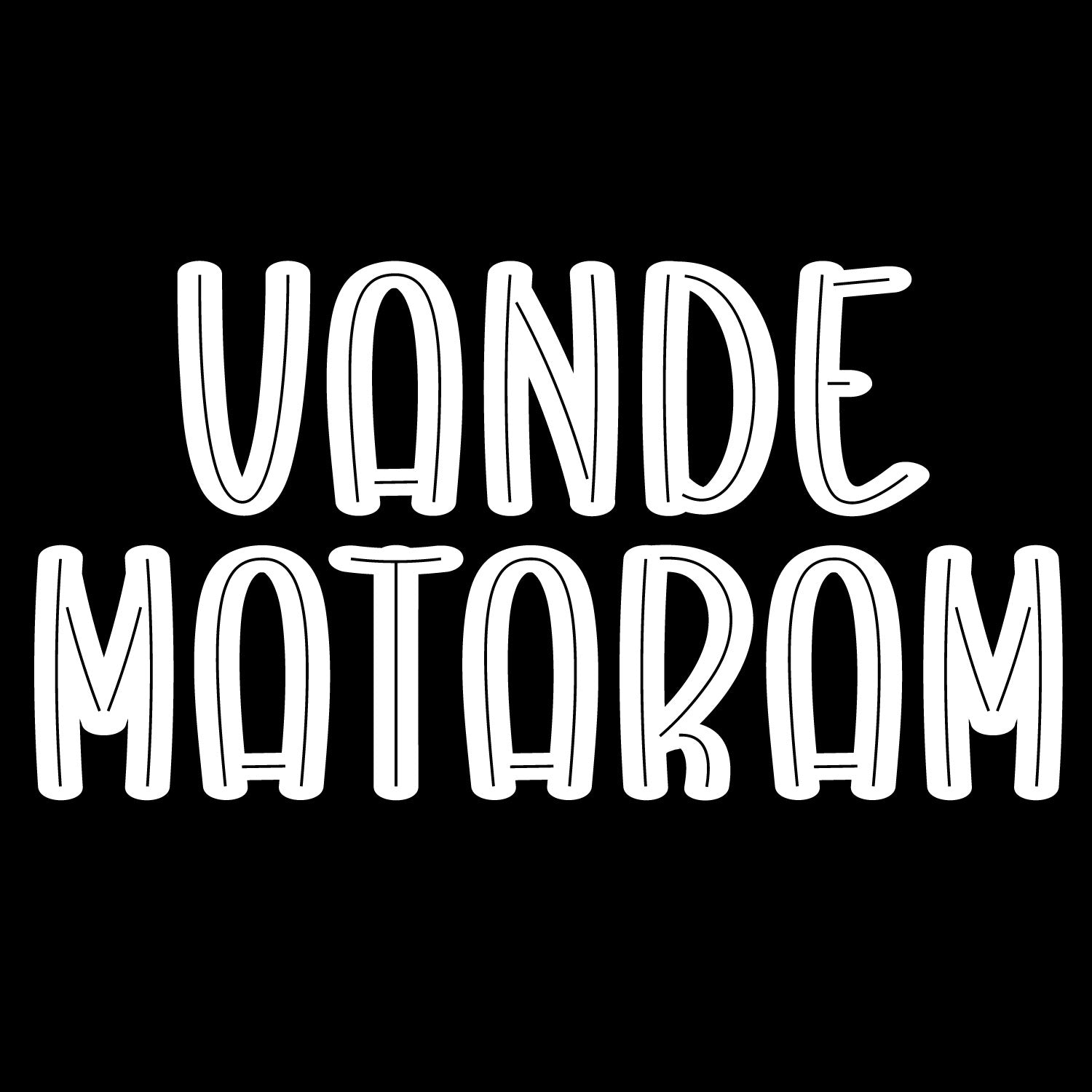 Vande Mataram Tantra Original Since 1997 Unisex Cotton Tee Everyday Wear Shipping Globally!