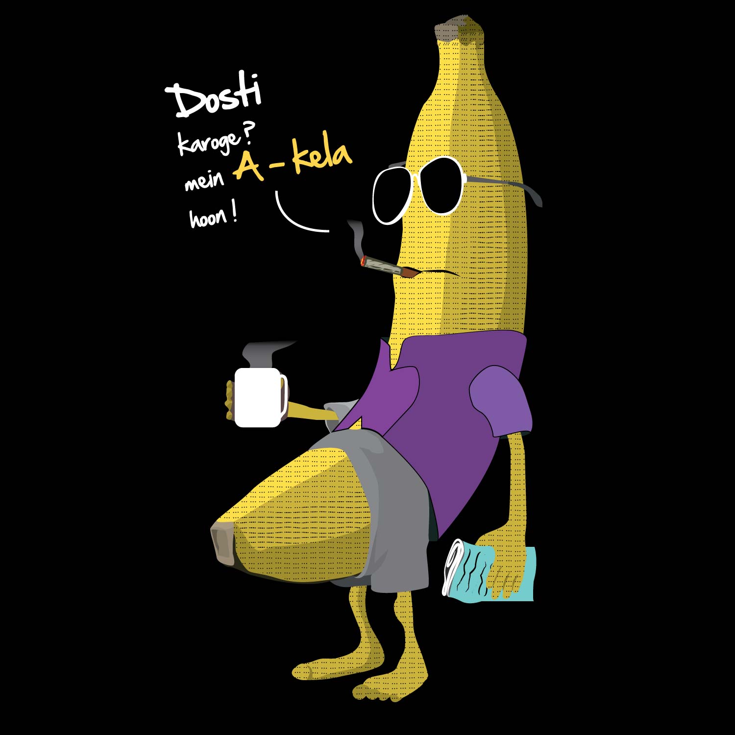 A-Kela Tantra Original Since 1997 Unisex Cotton Tee for Everyday Wear Shipping Worldwide