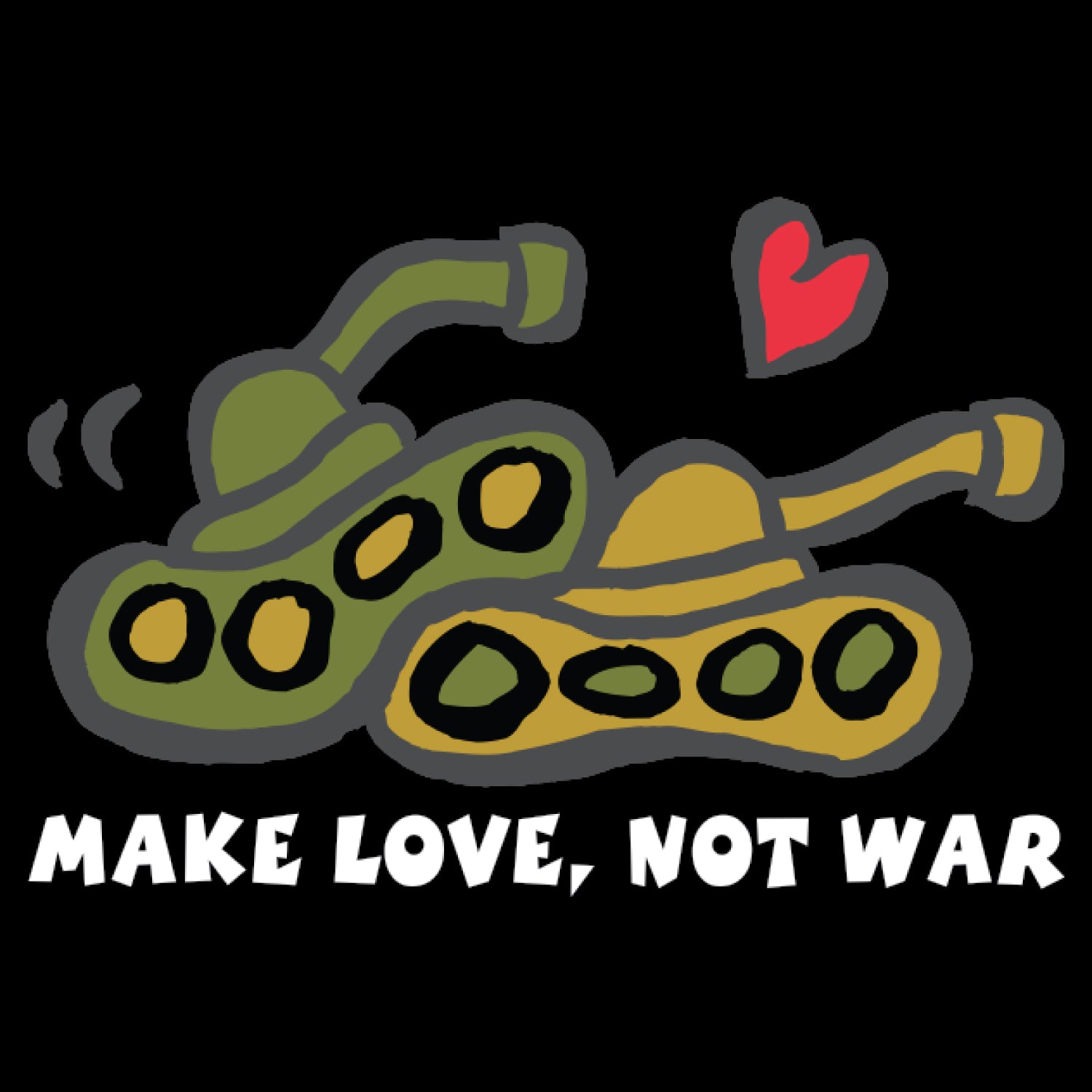 Make Love Not War 100% Cotton Unisex T-Shirt Everyday Casual Wear Original Since 1997 Shipping Globally