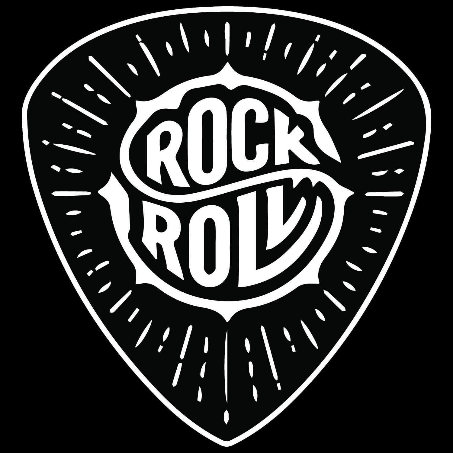 Rock N Roll Men's Front & Back Graphic Polycotton Single Jersey T-Shirt Regular Fit Everyday Casual Wear