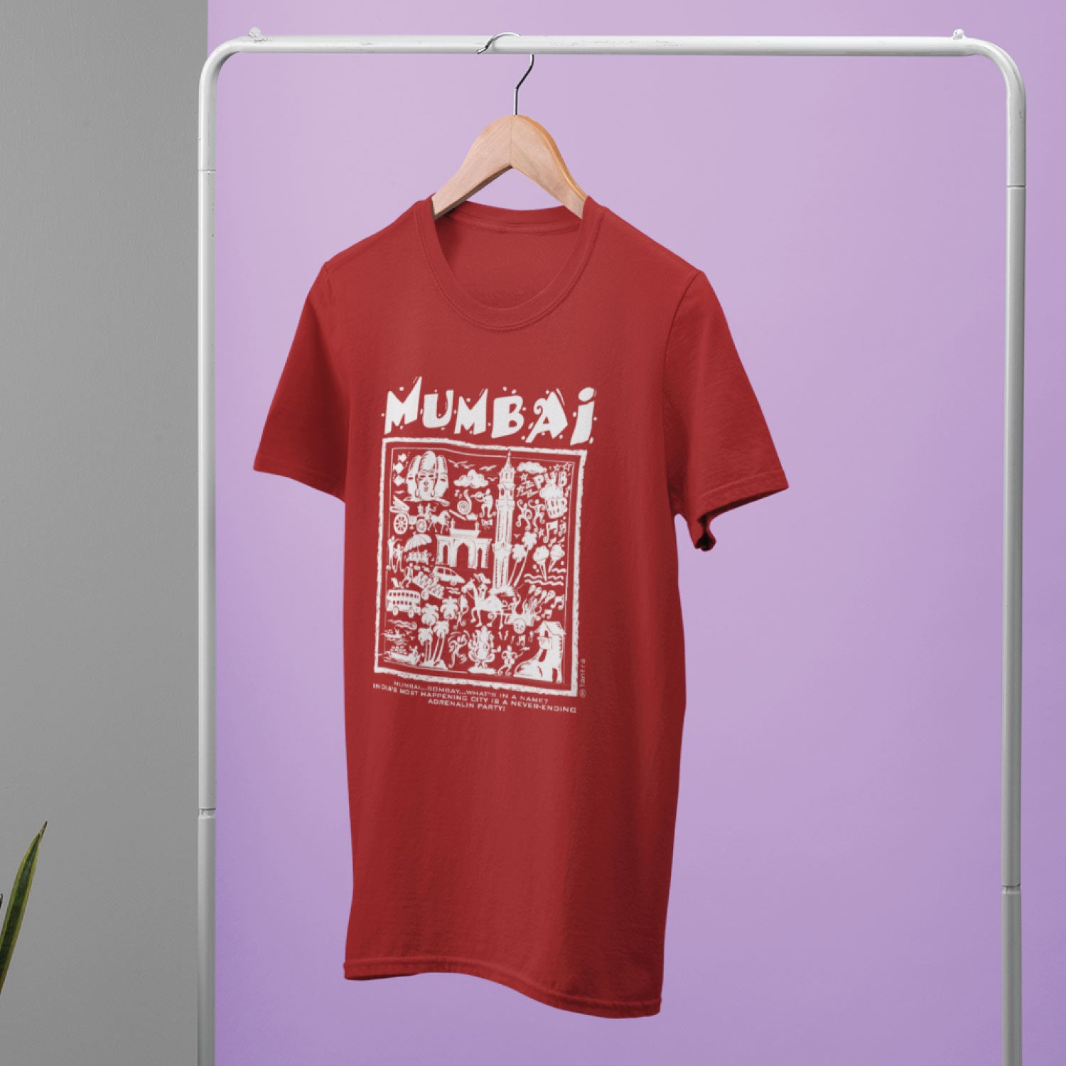 Bombay Mumbai – Tantra Original Brand Since 1997 – Unisex Cotton Tee Everyday Wear - Shipping Globally!