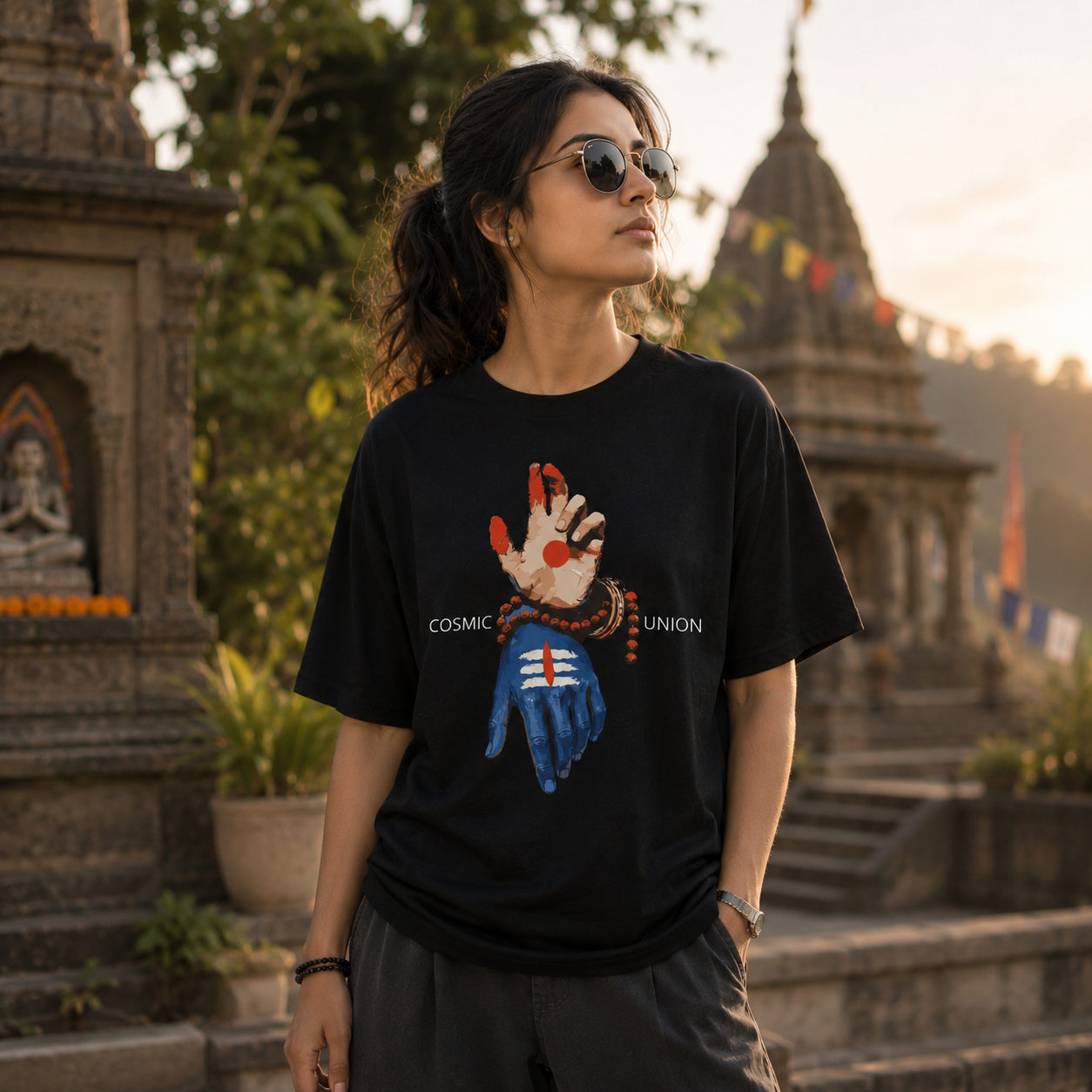 Cosmic Union 100% Cotton Women's T-Shirt Everyday Casual Wear Original Since 1997 Shipping Globally