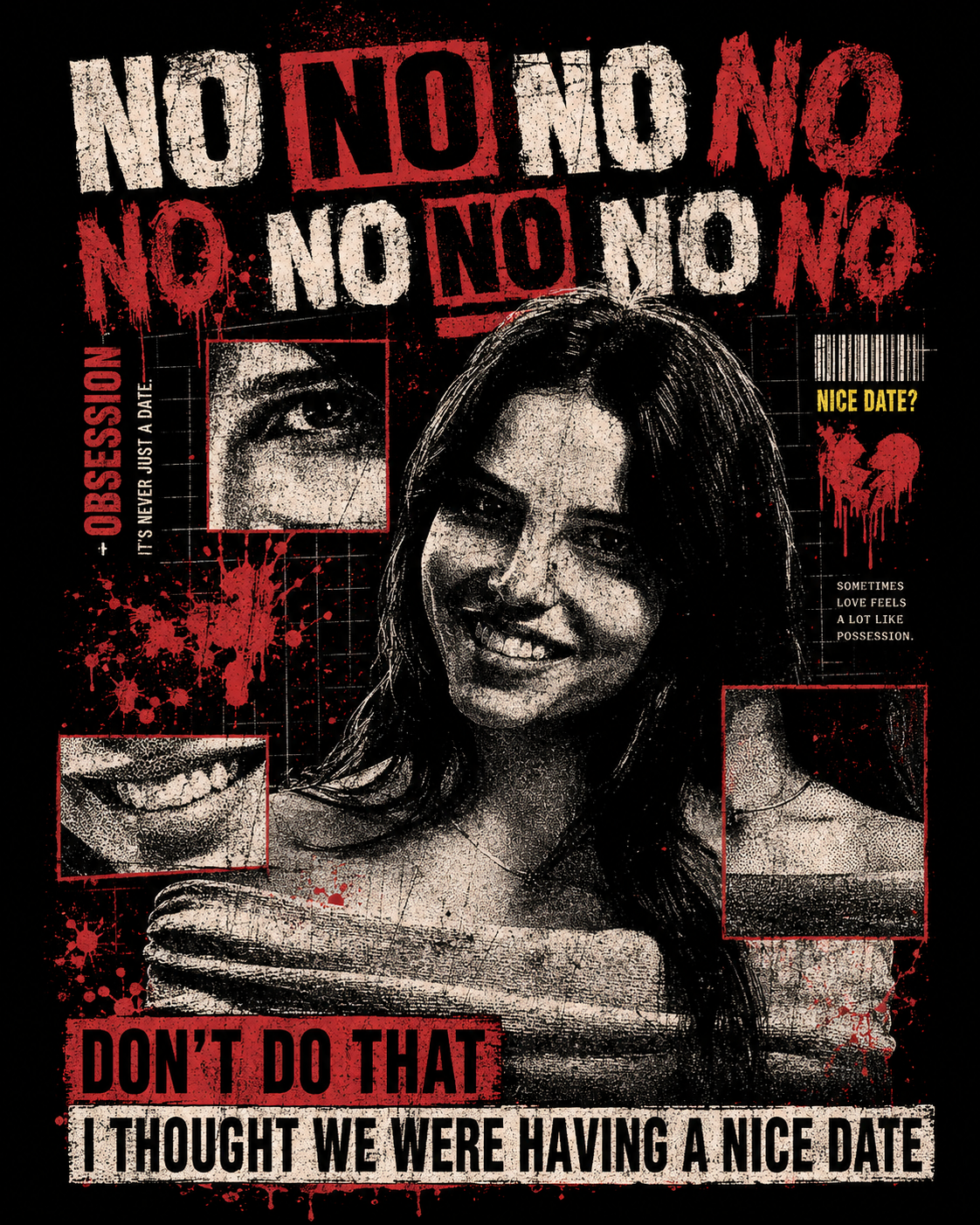 Obsession - NO NO NO - Women's Oversized T-Shirt - Shipping Globally
