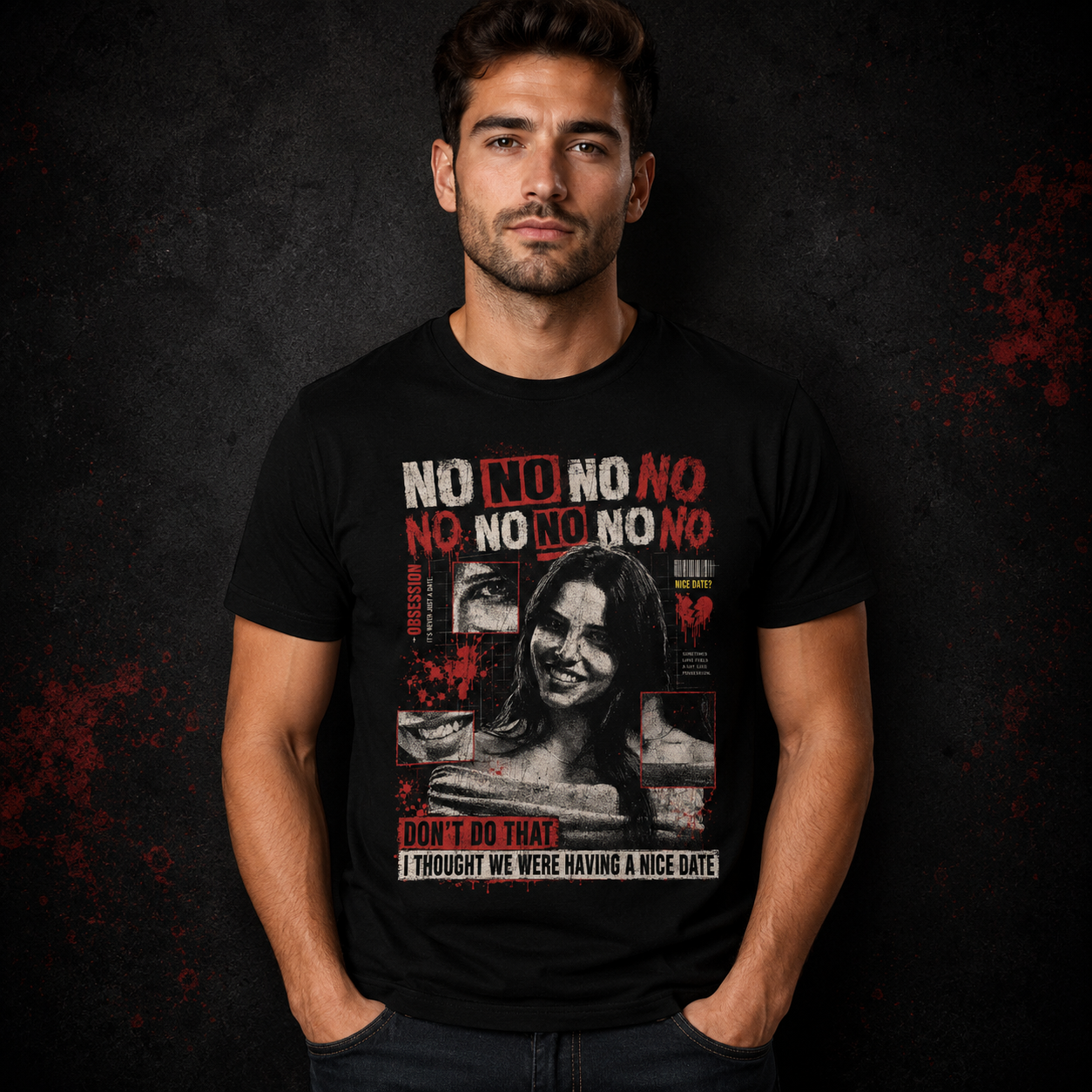 Obsession - NO NO NO - Men's T-Shirt - Shipping Globally