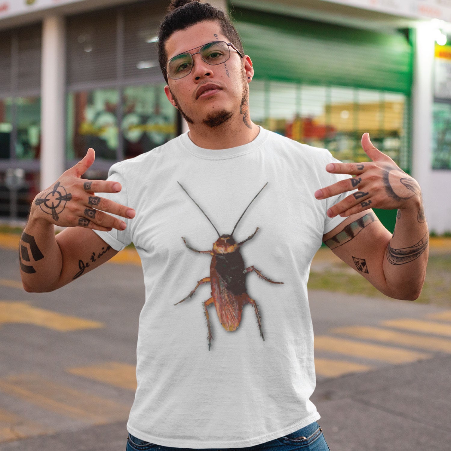 Cockroach 100% Cotton Unisex T-Shirt Everyday Casual Wear Original Since 1997 Shipping Globally
