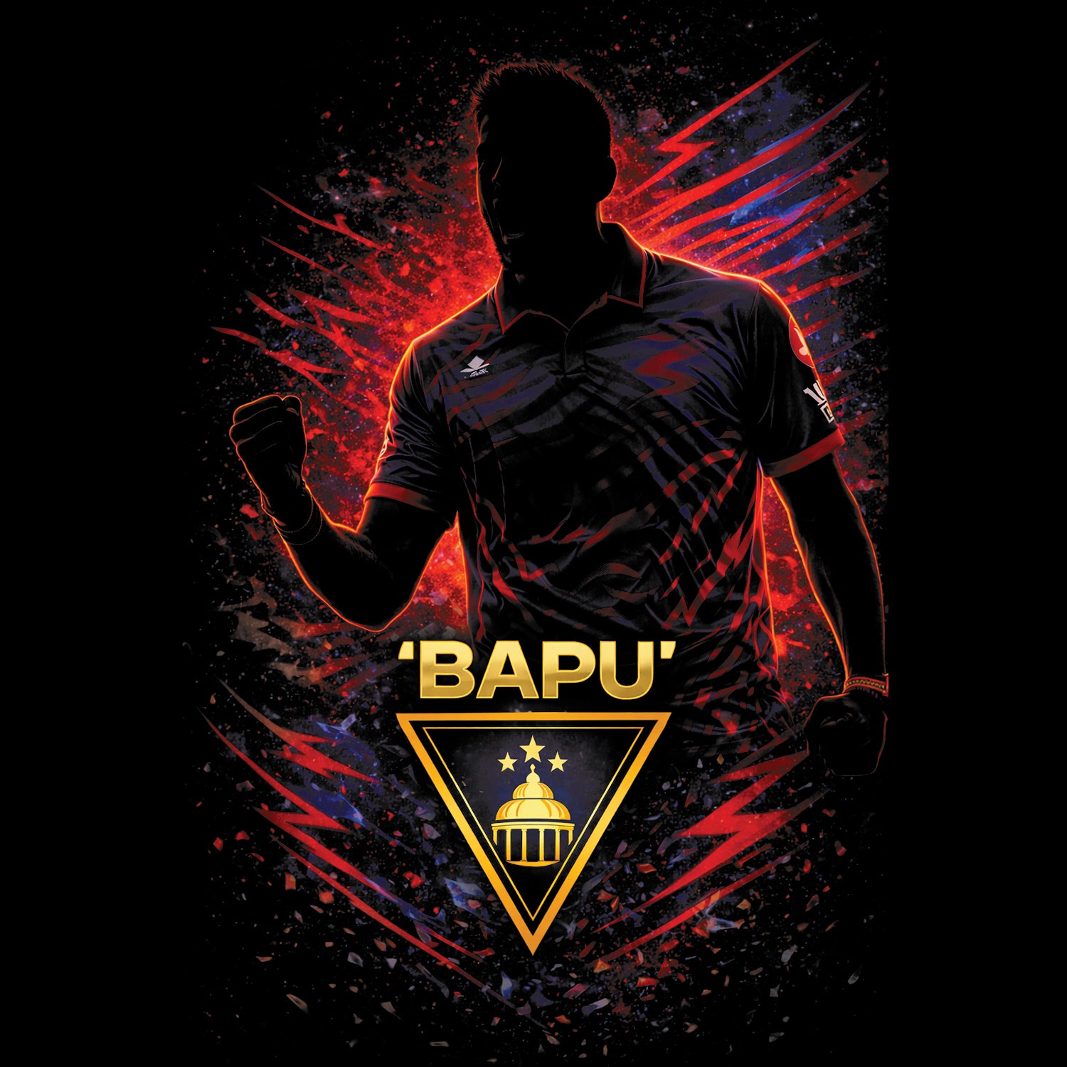 Tantra Bapu Cricket Graphic Print Cotton Unisex Winning Sports T-shirt Regular Fit Original Since 1997