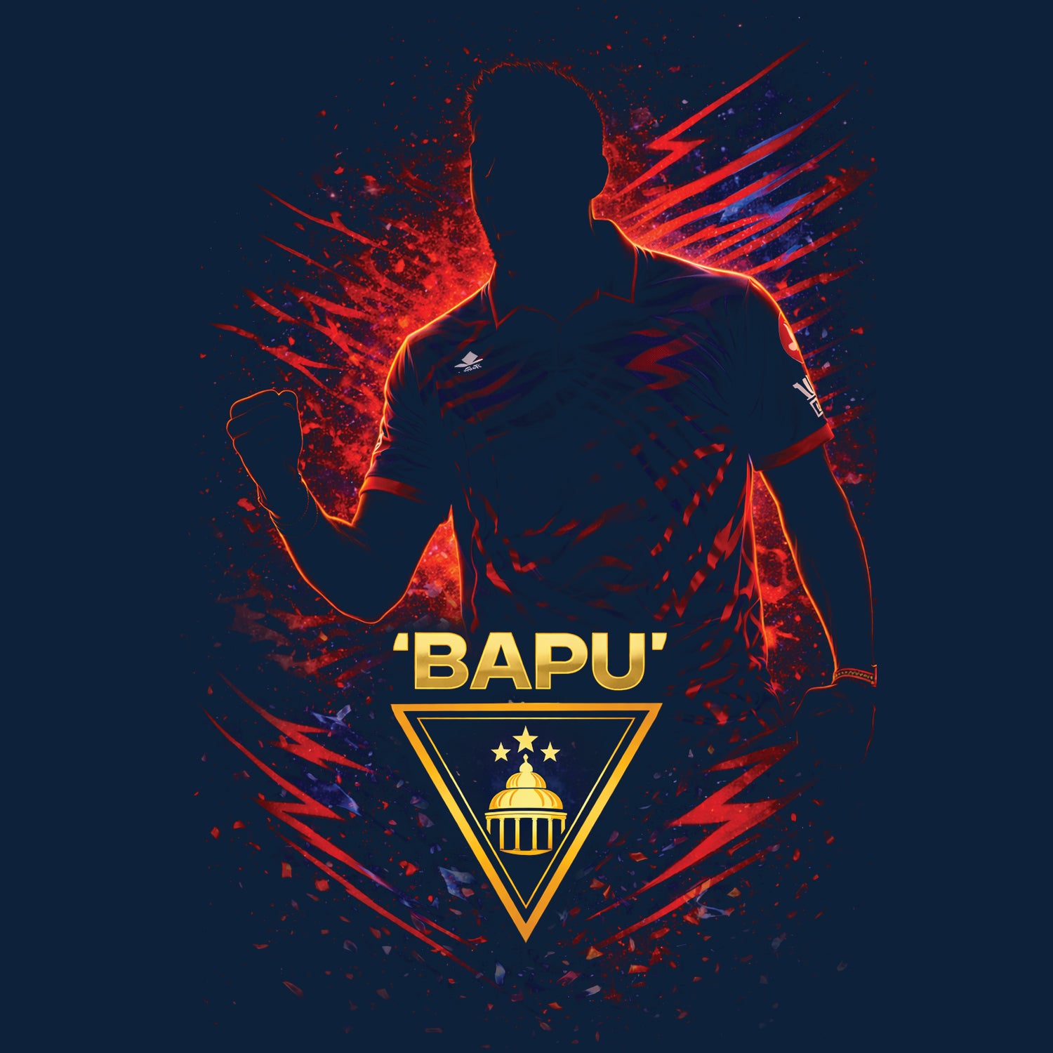 Tantra Bapu Cricket Graphic Print Cotton Unisex Winning Sports T-shirt Regular Fit Original Since 1997