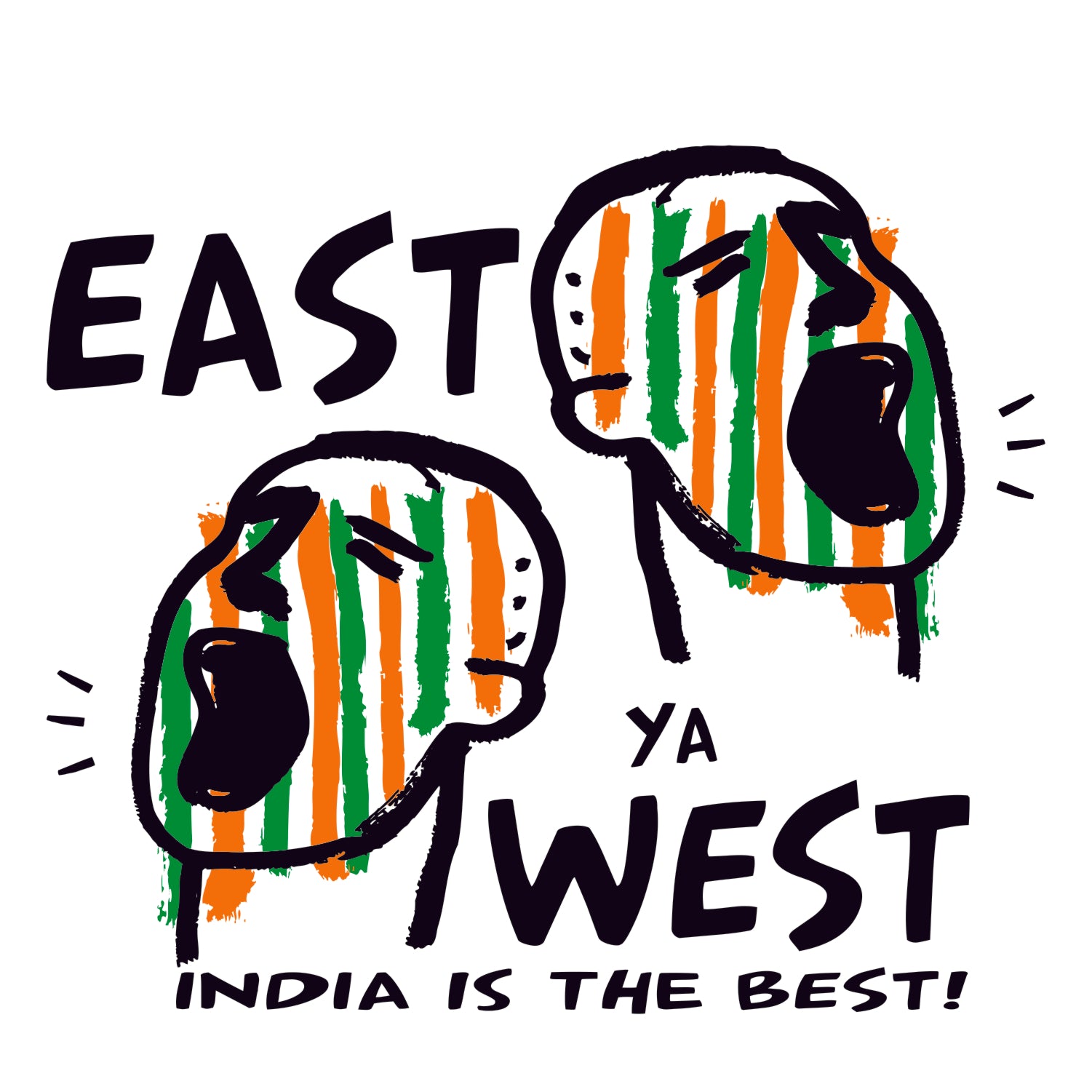 East West Kids Cotton Tee Everyday Wear – Tantra Original Since 1997 – Shipping Globally!