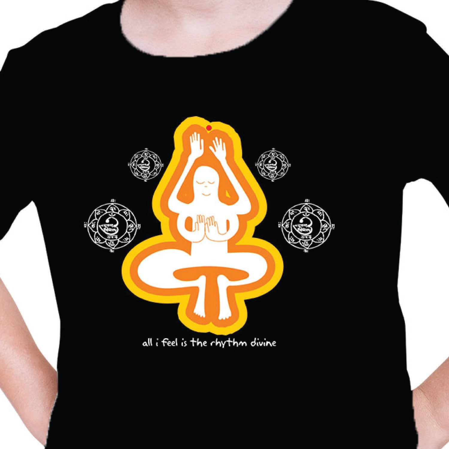 Tantra Rhythm Divine Kids Cotton T-Shirt Everyday Casual Wear Original Since 1997 Shipping Globally